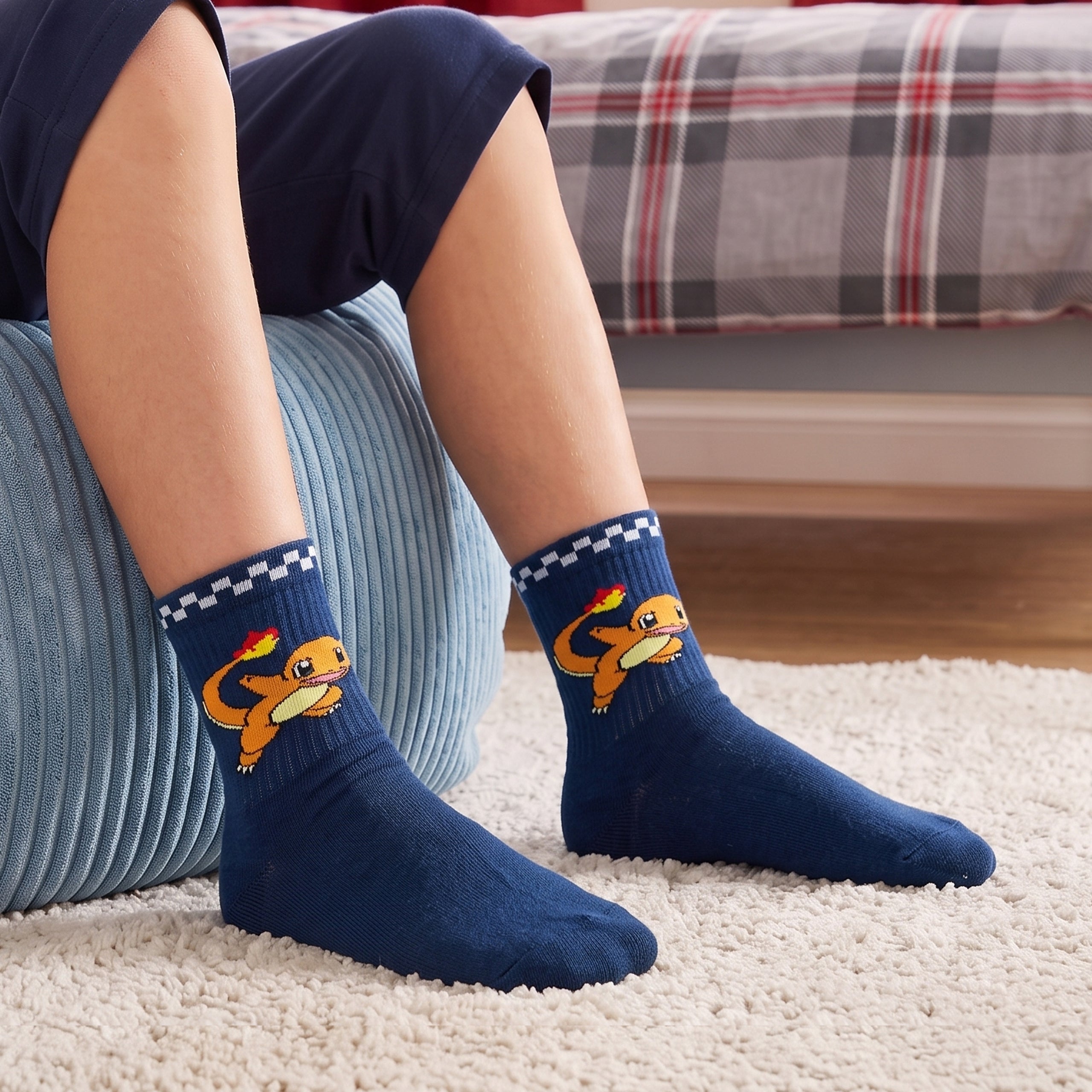 Pokemon 3 Pack Socks