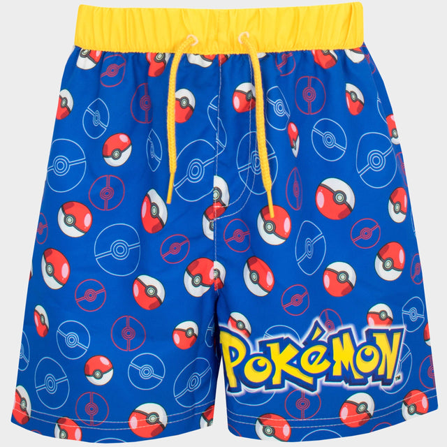 Pokemon Swim Shorts - Pokeball - Character.com