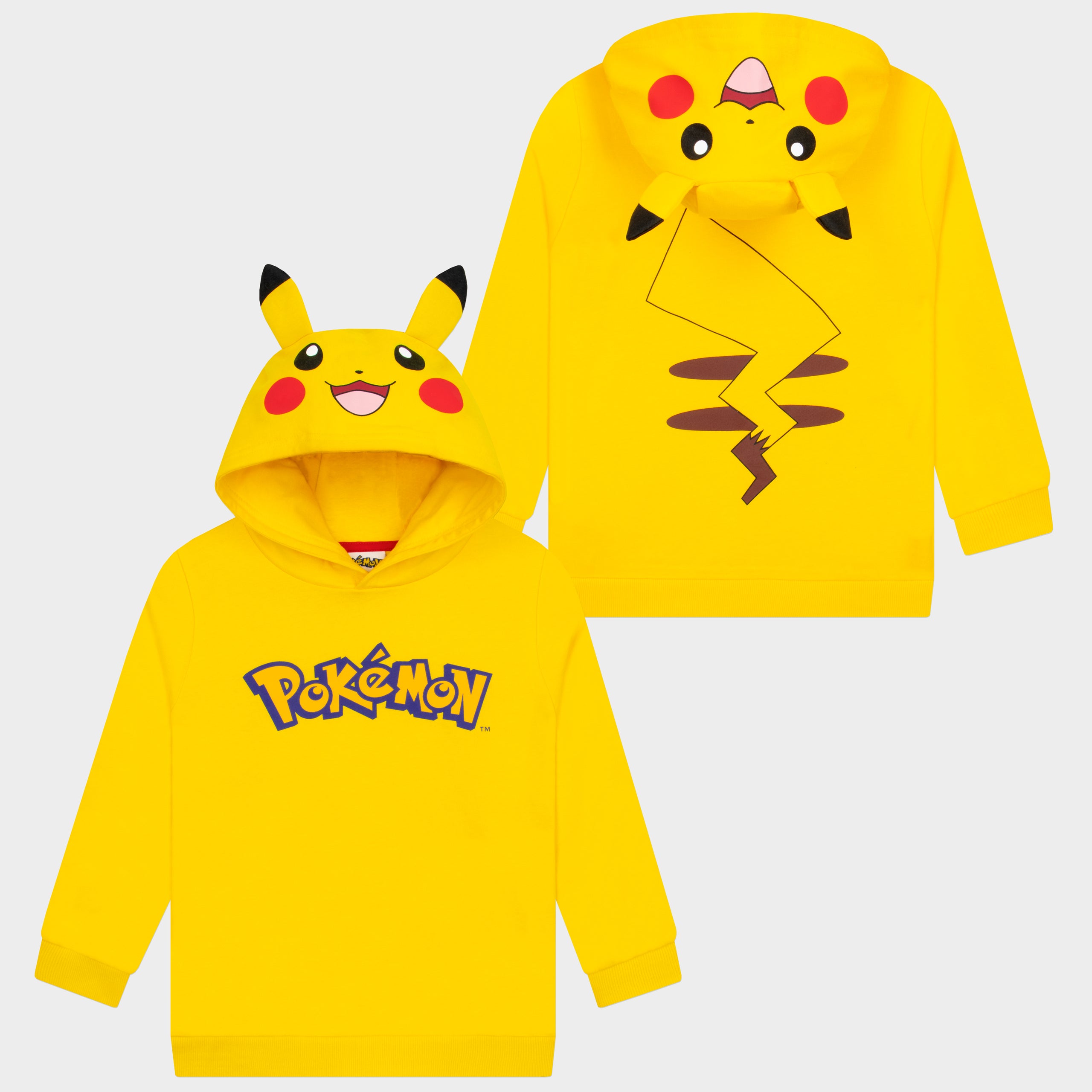 Pokemon Pikachu Hoodie With 3D Ears