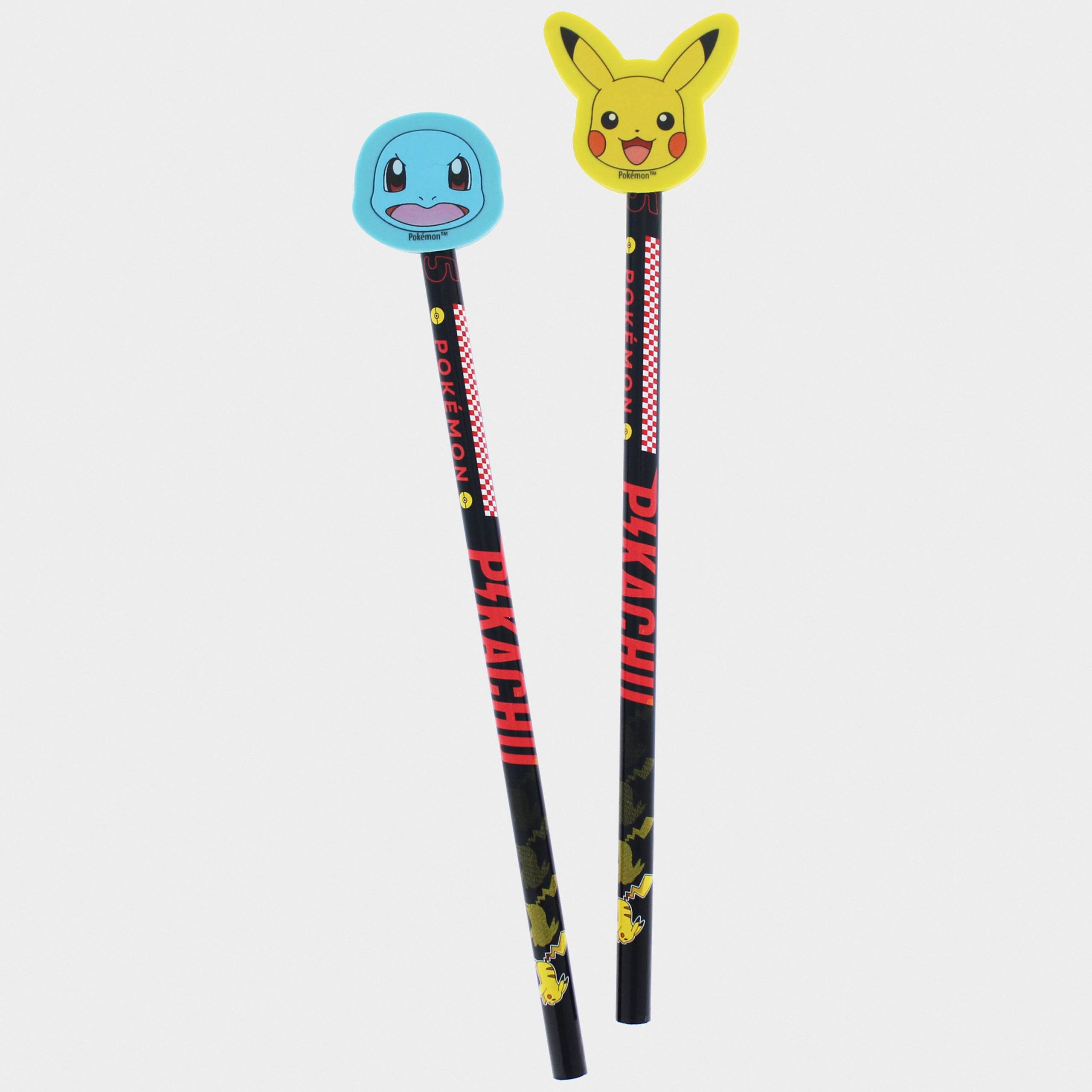 Pokémon Pencil Set with Eraser Toppers - Character.com