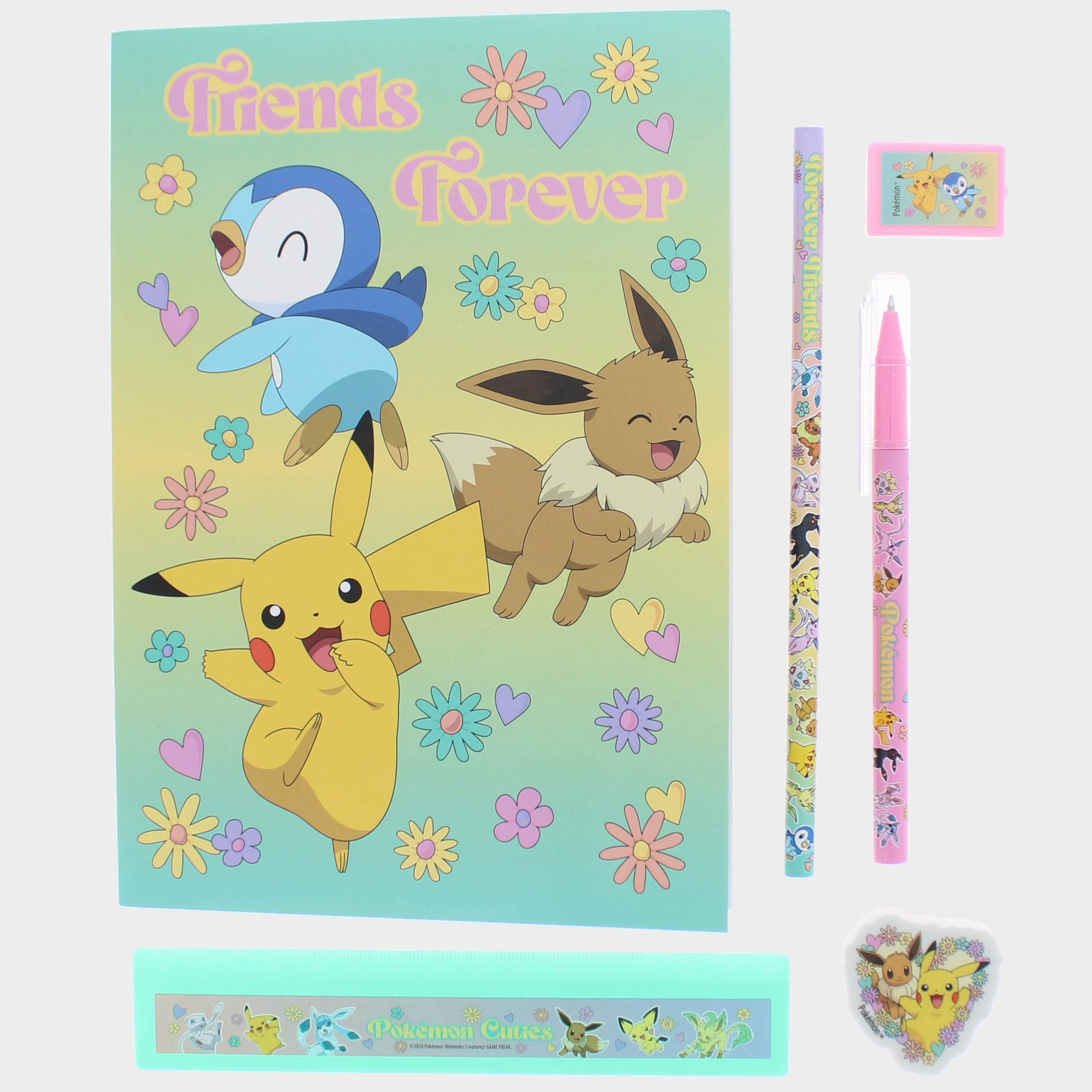 Pokémon “Forever Friends” Pastel Super Stationery Set - Character.com