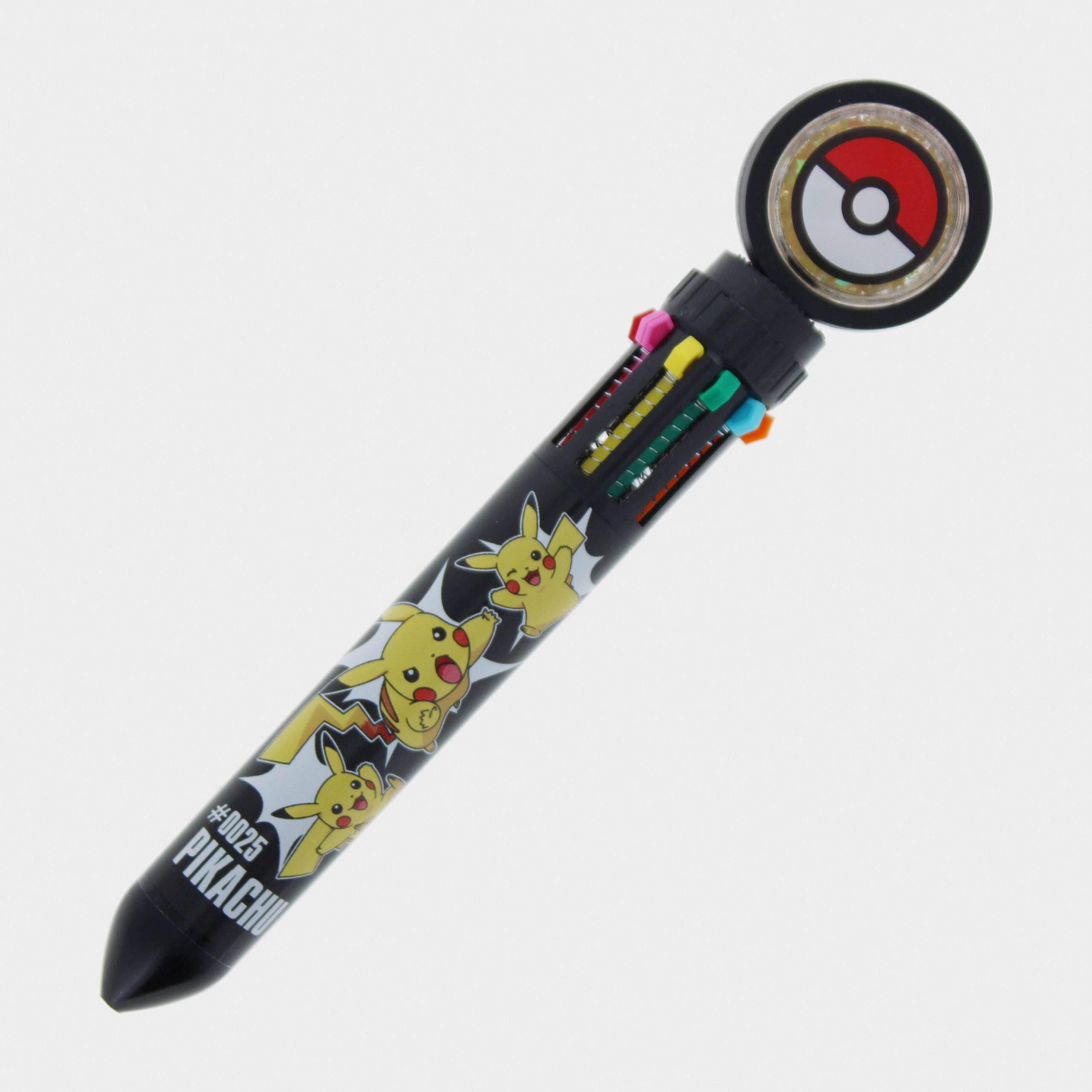 Pokémon Pikachu 10 Colour Pen – Multi-Ink Pokéball Topper - Character.com