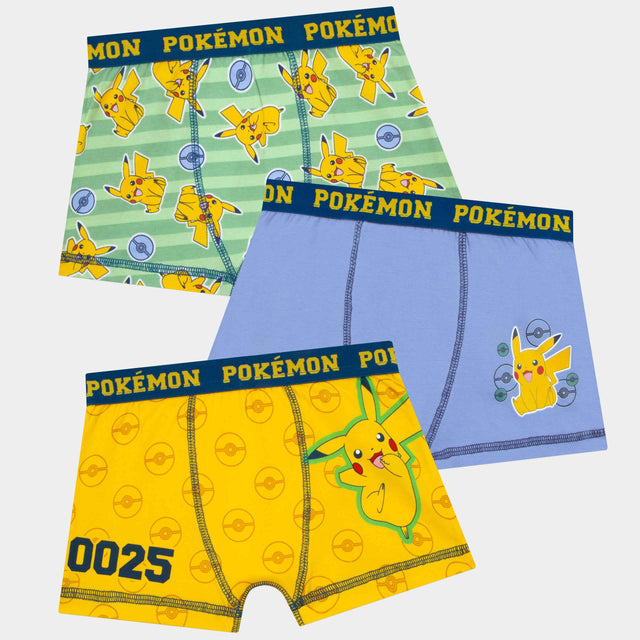 Pokemon Udnerwear - 3 Pack