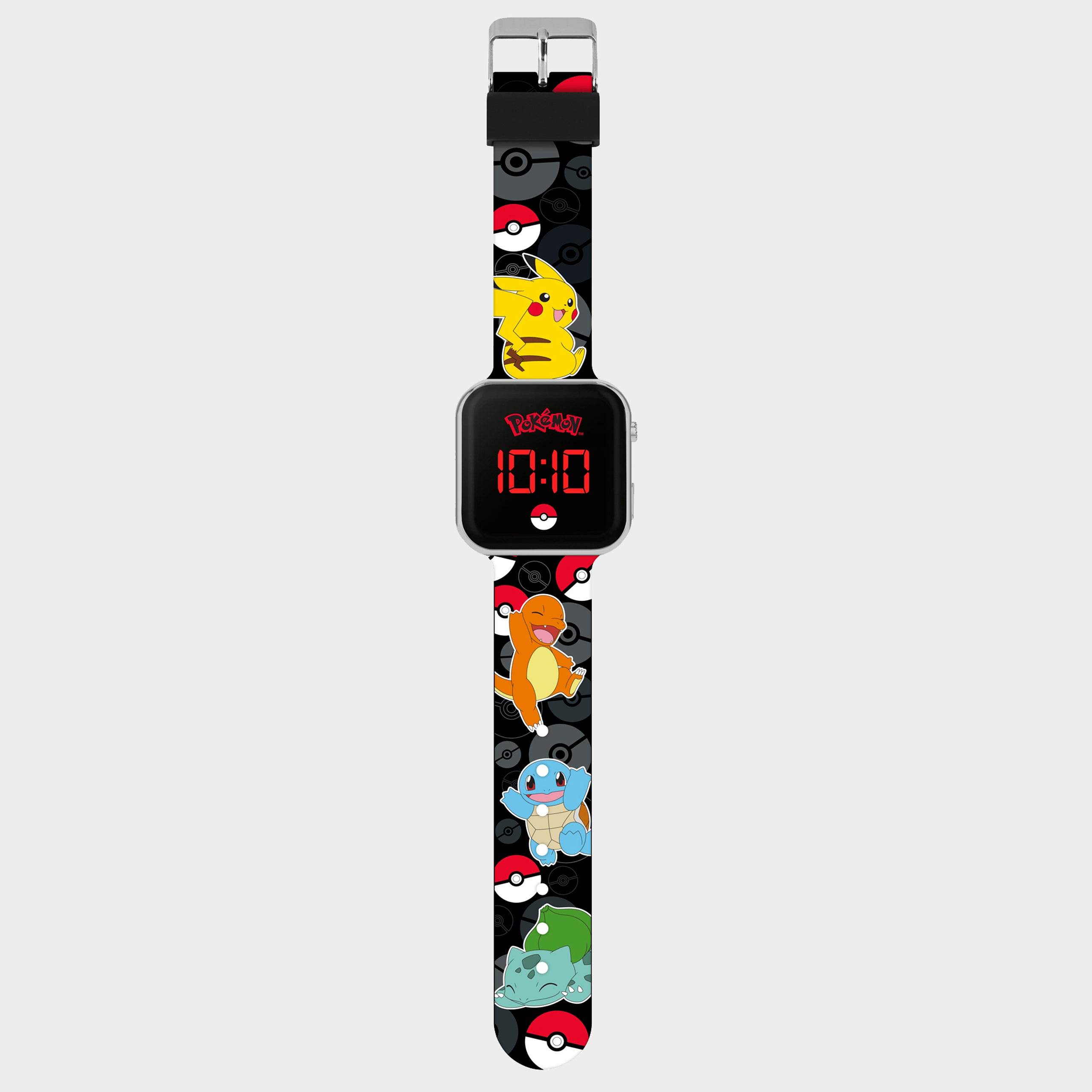 Pokemon Printed Strap Led Watch - Character.com