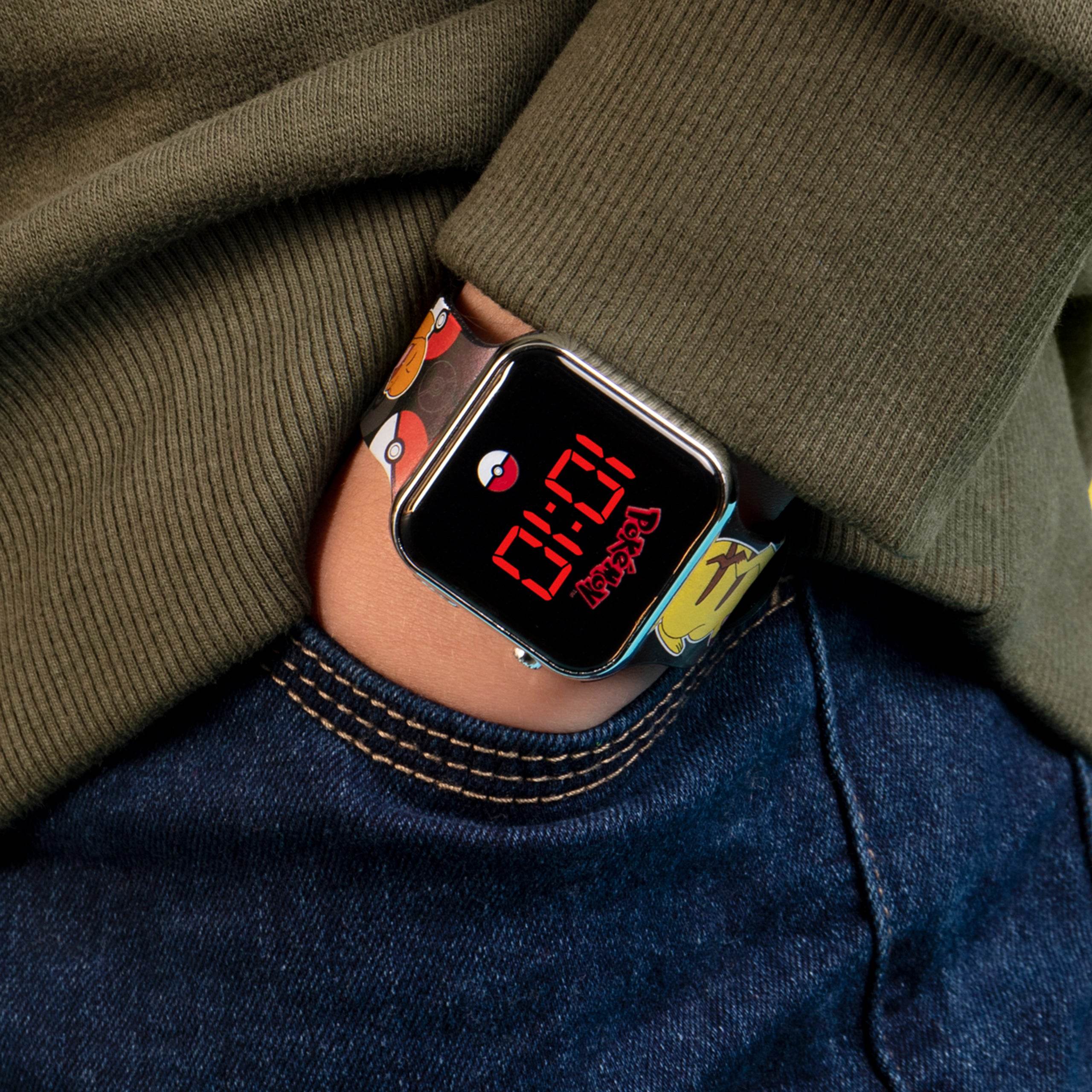 Pokemon Printed Strap Led Watch - Character.com