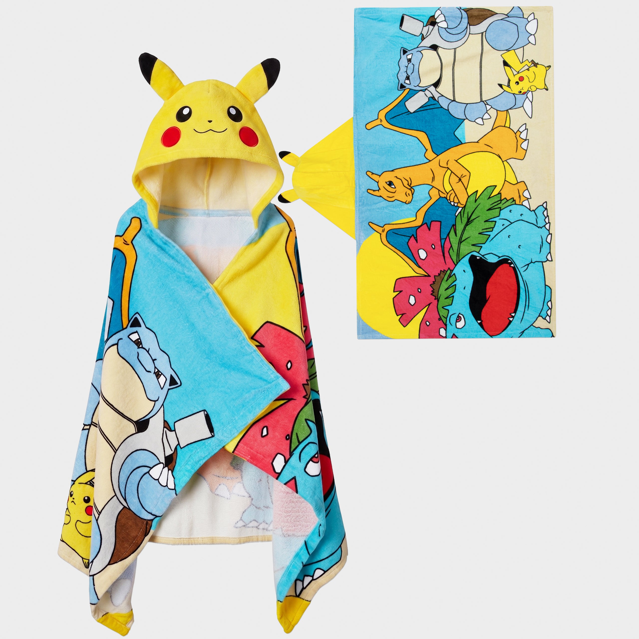 Pokémon Pikachu Hooded Poncho Towel