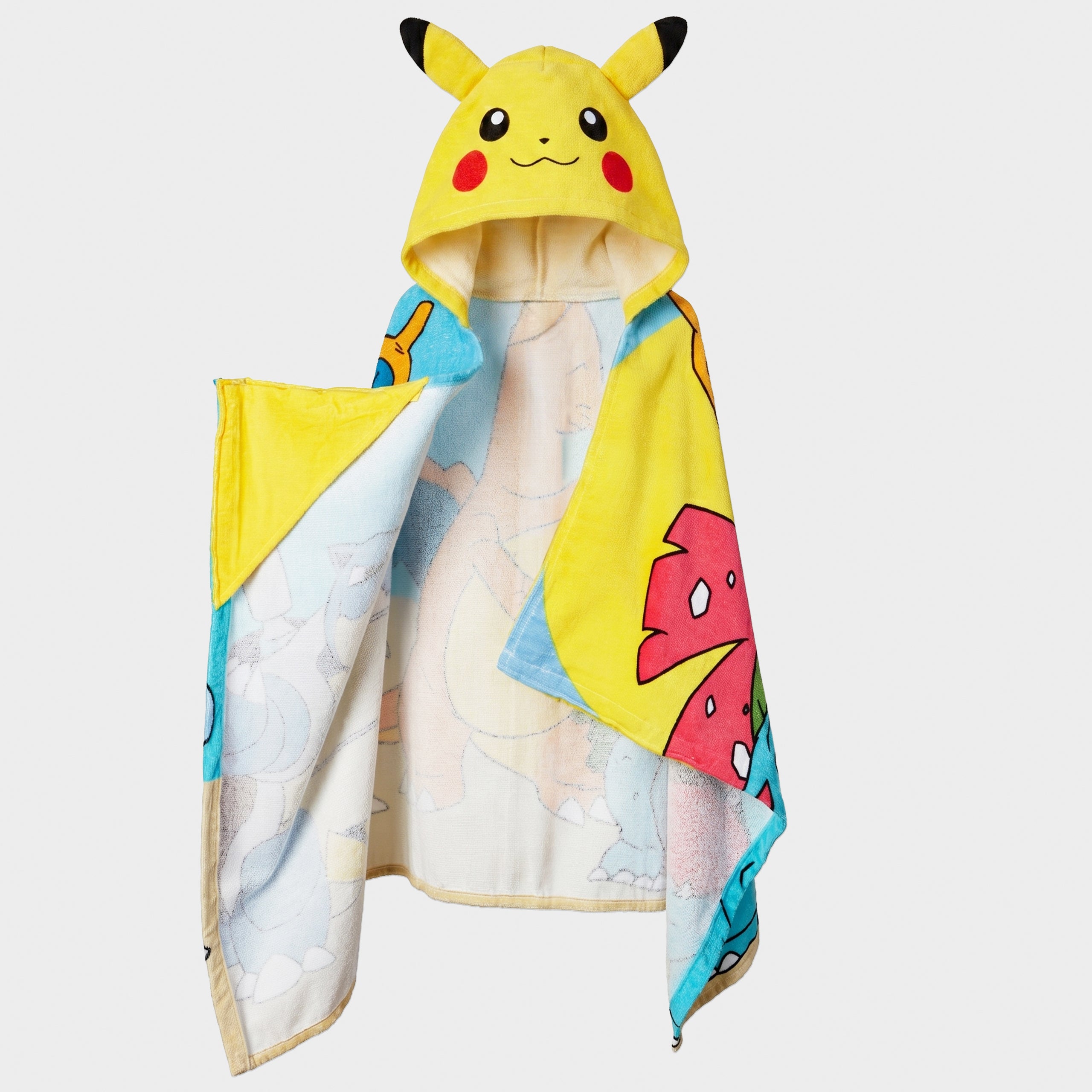 Pokémon Pikachu Hooded Poncho Towel