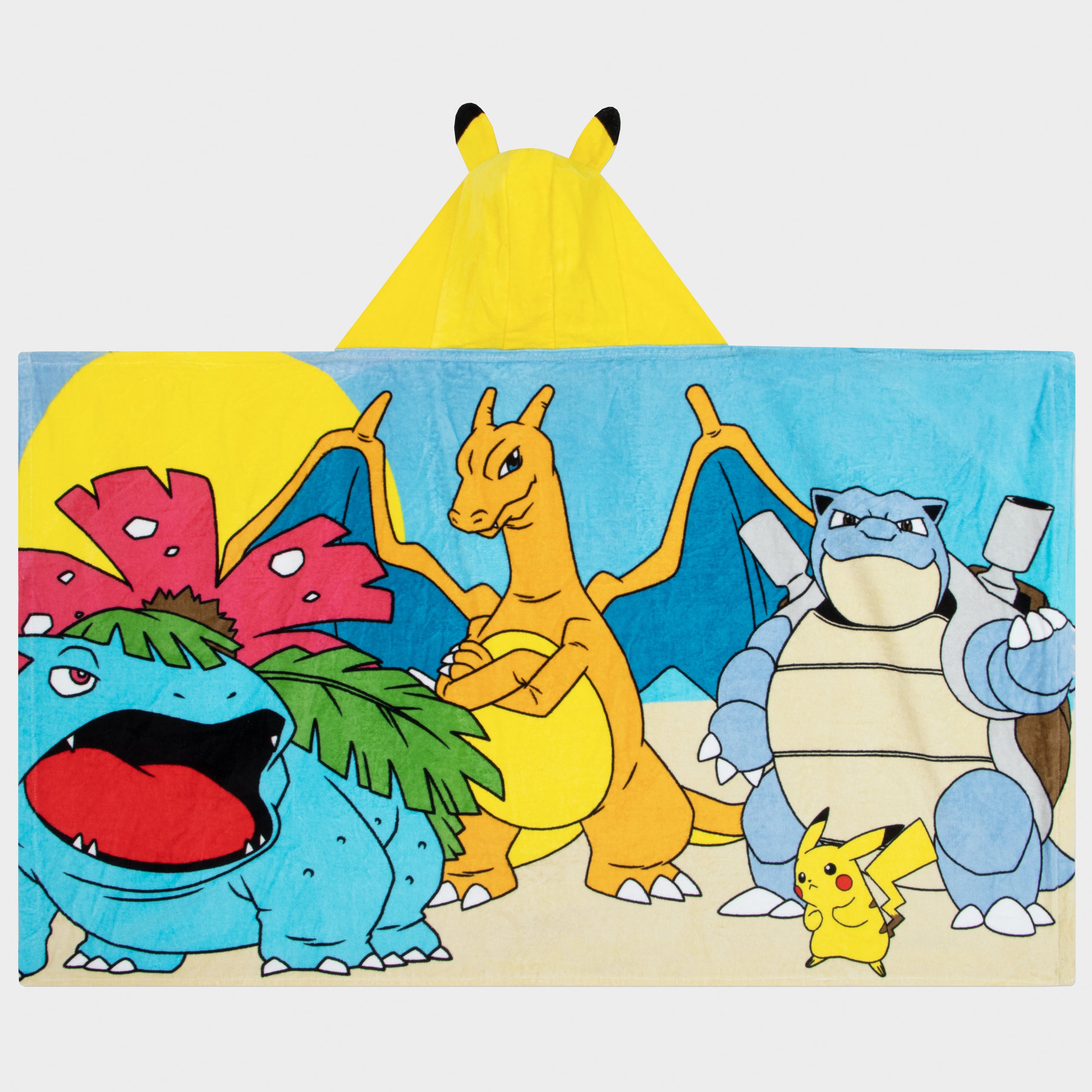 Pokémon Pikachu Hooded Poncho Towel