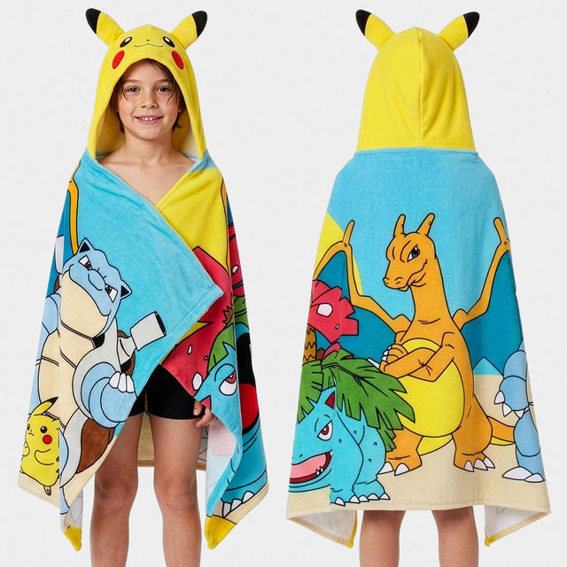 Pokémon Pikachu Hooded Poncho Towel