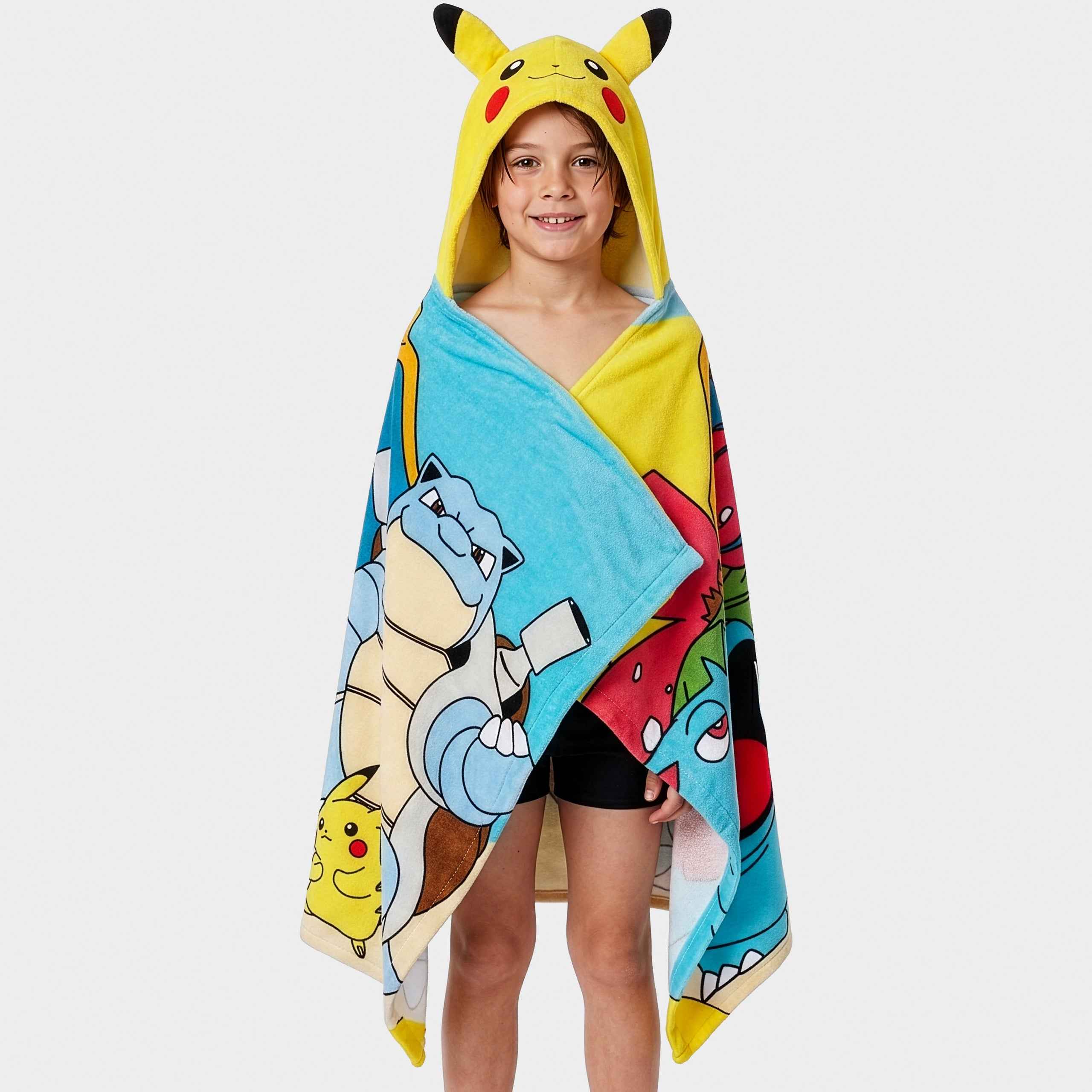Pokémon Pikachu Hooded Poncho Towel