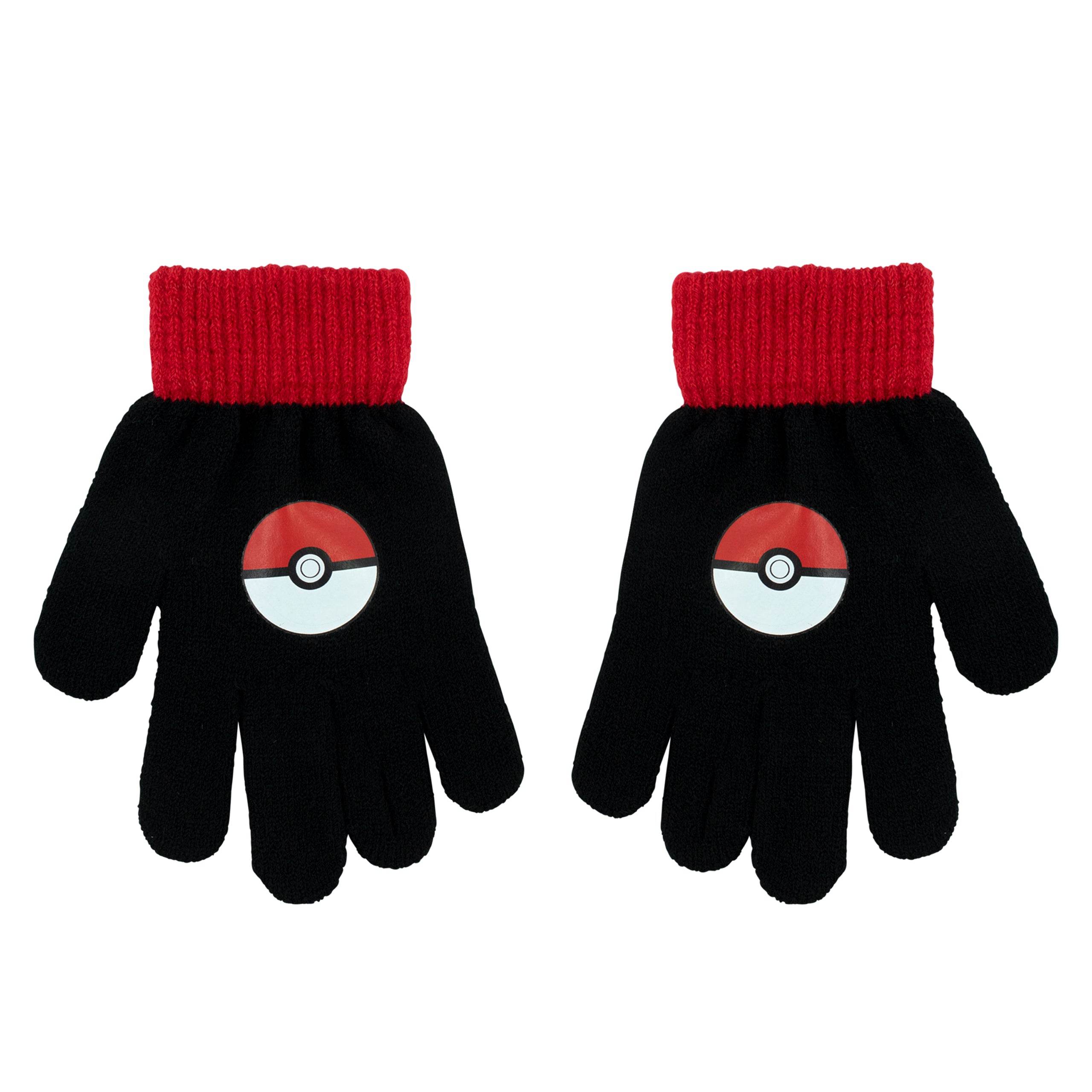 Kids Pokemon Winter Hat and Glove Set - Character.com