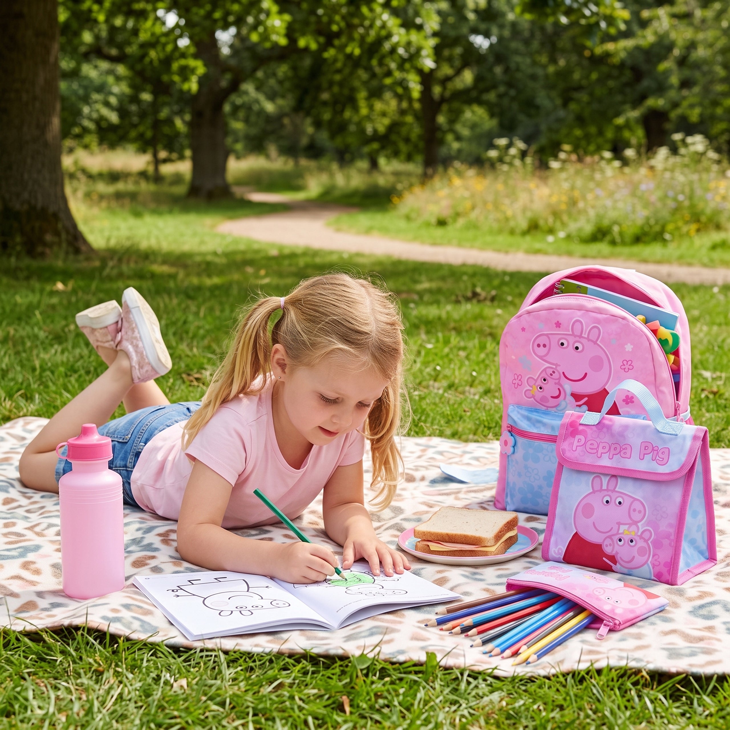 Peppa Pig 4 Piece Backpack Set