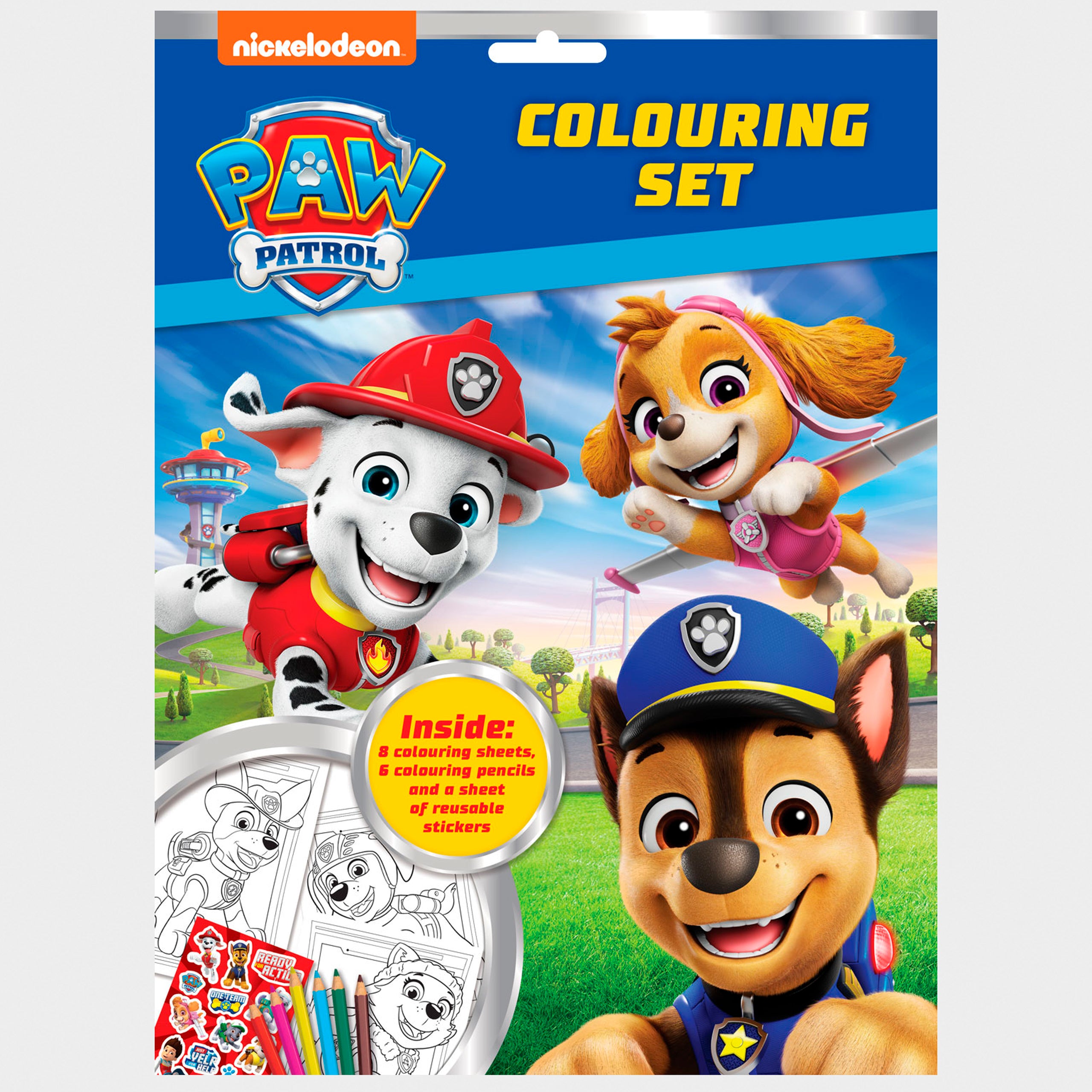 PAW Patrol Colouring Set | Gift For Kids | Official PAW Patrol Merch ...