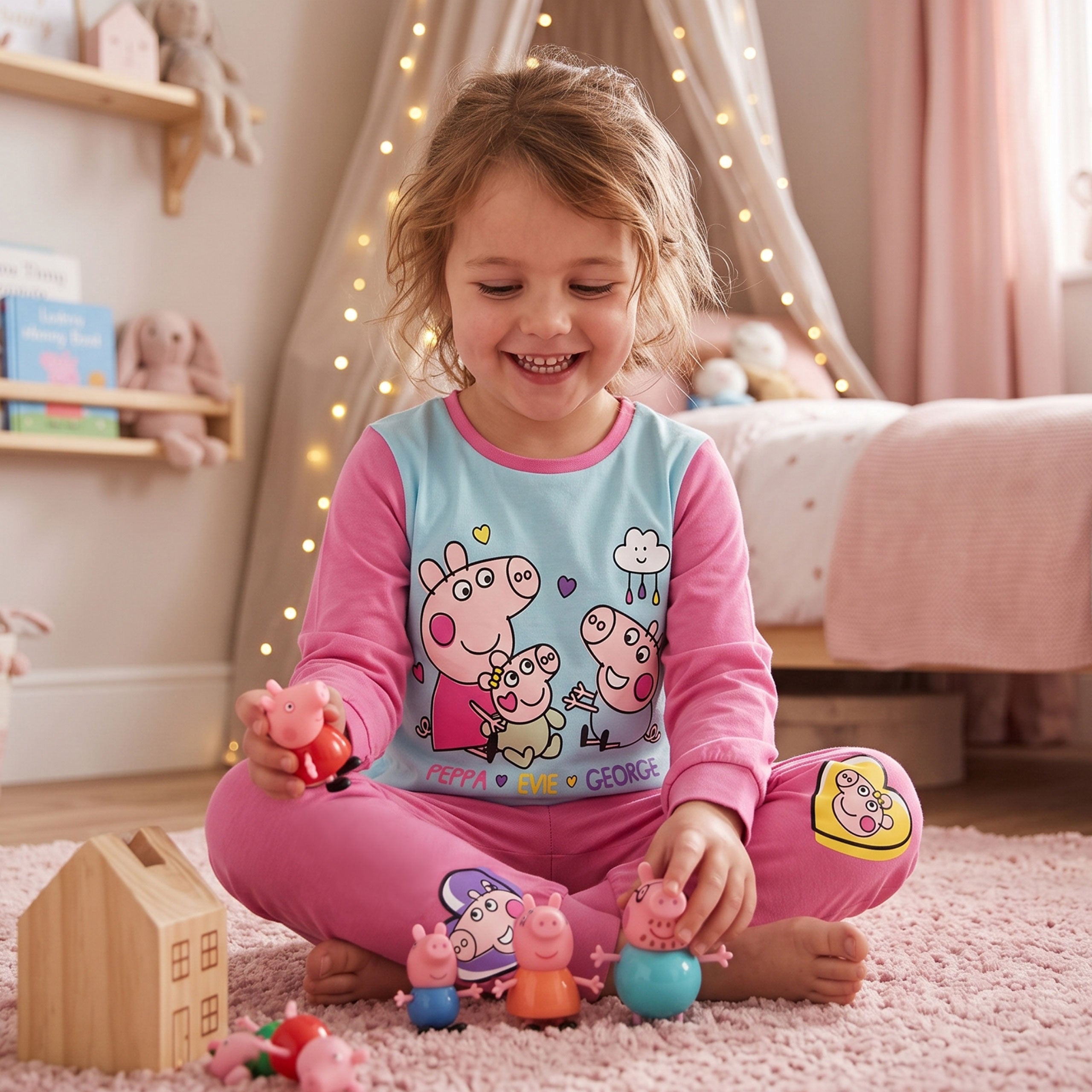 Peppa Pig Pyjama And Dressing Gown Set