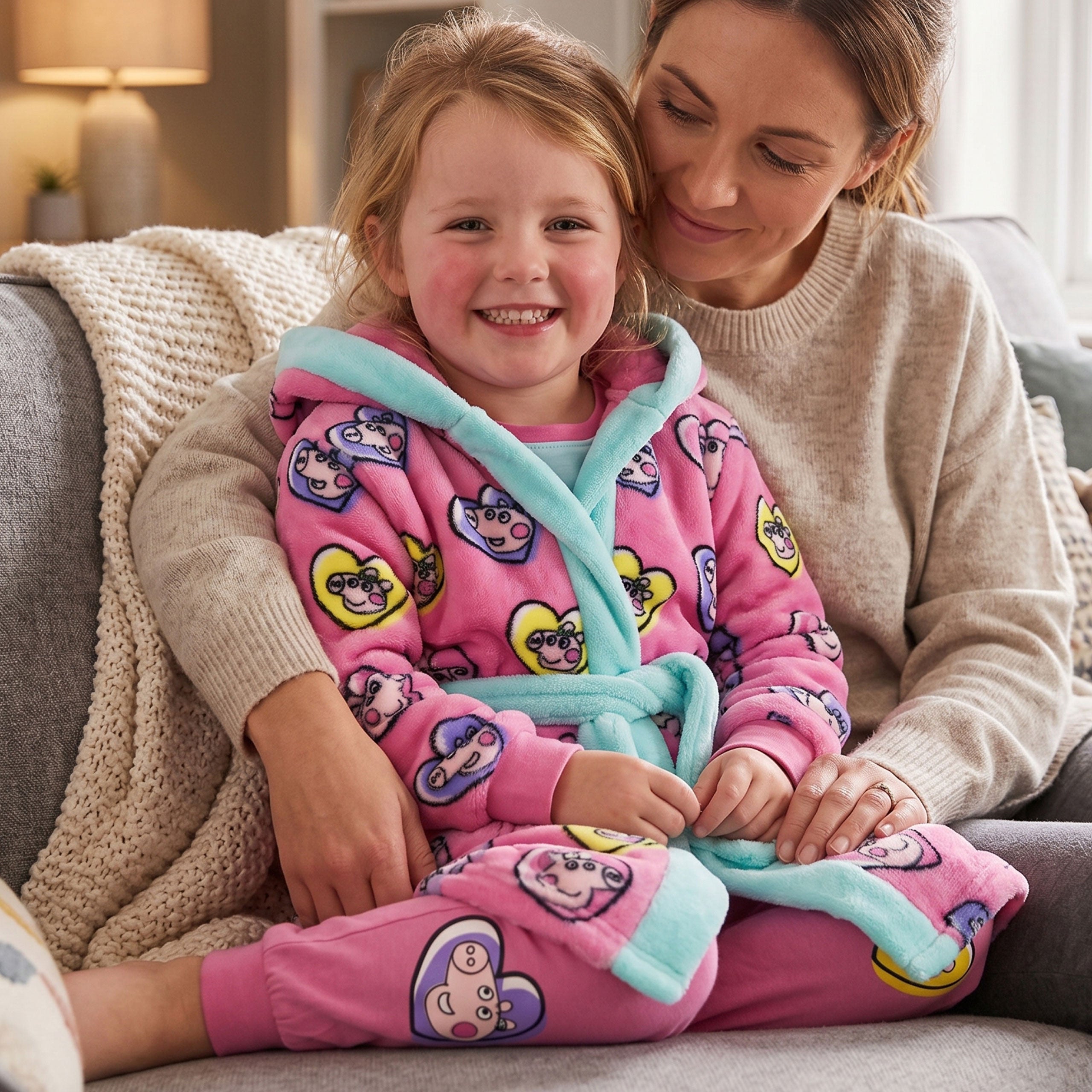 Peppa Pig Pyjama And Dressing Gown Set
