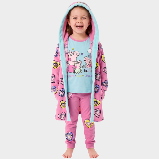 Peppa Pig Pyjama And Dressing Gown Set