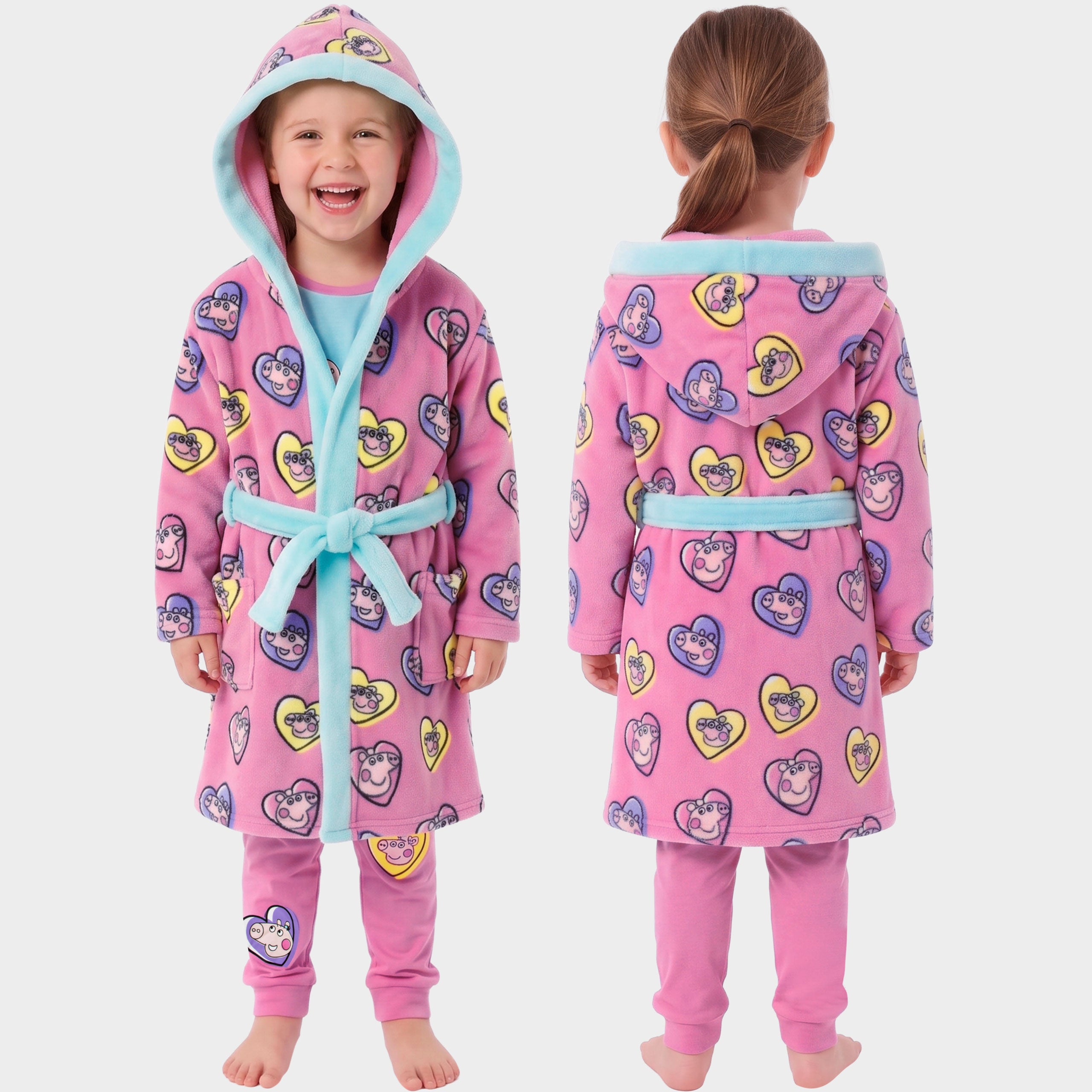 Peppa Pig Pyjama And Dressing Gown Set