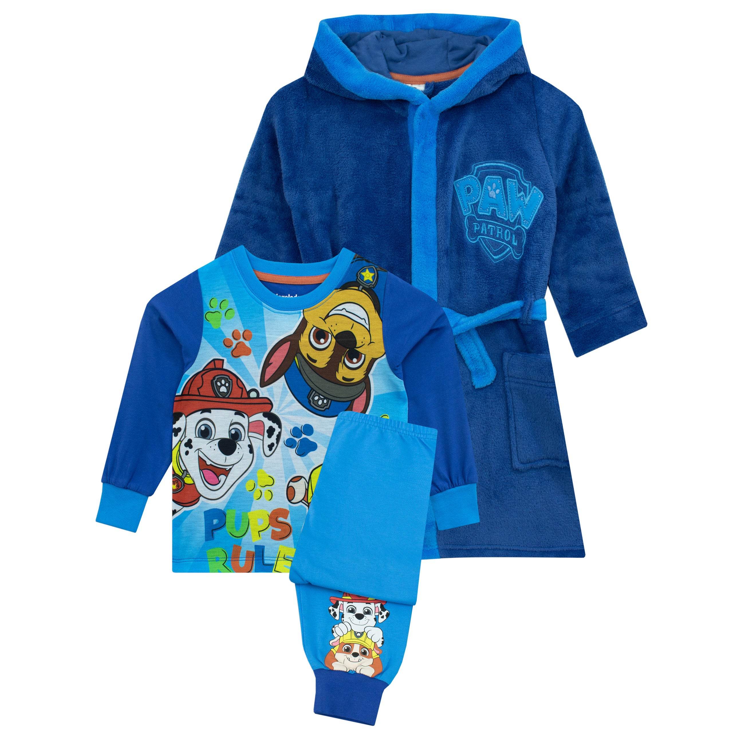 Paw Patrol Dressing Gown And Pyjama Set Paw Patrol Boys Piece Pajama Set Long Sleeve Tops Paw Patrol Dressing Gown And Pyjama Set Paw Patrol Boys Piece Pajama Set Long Sleeve Tops