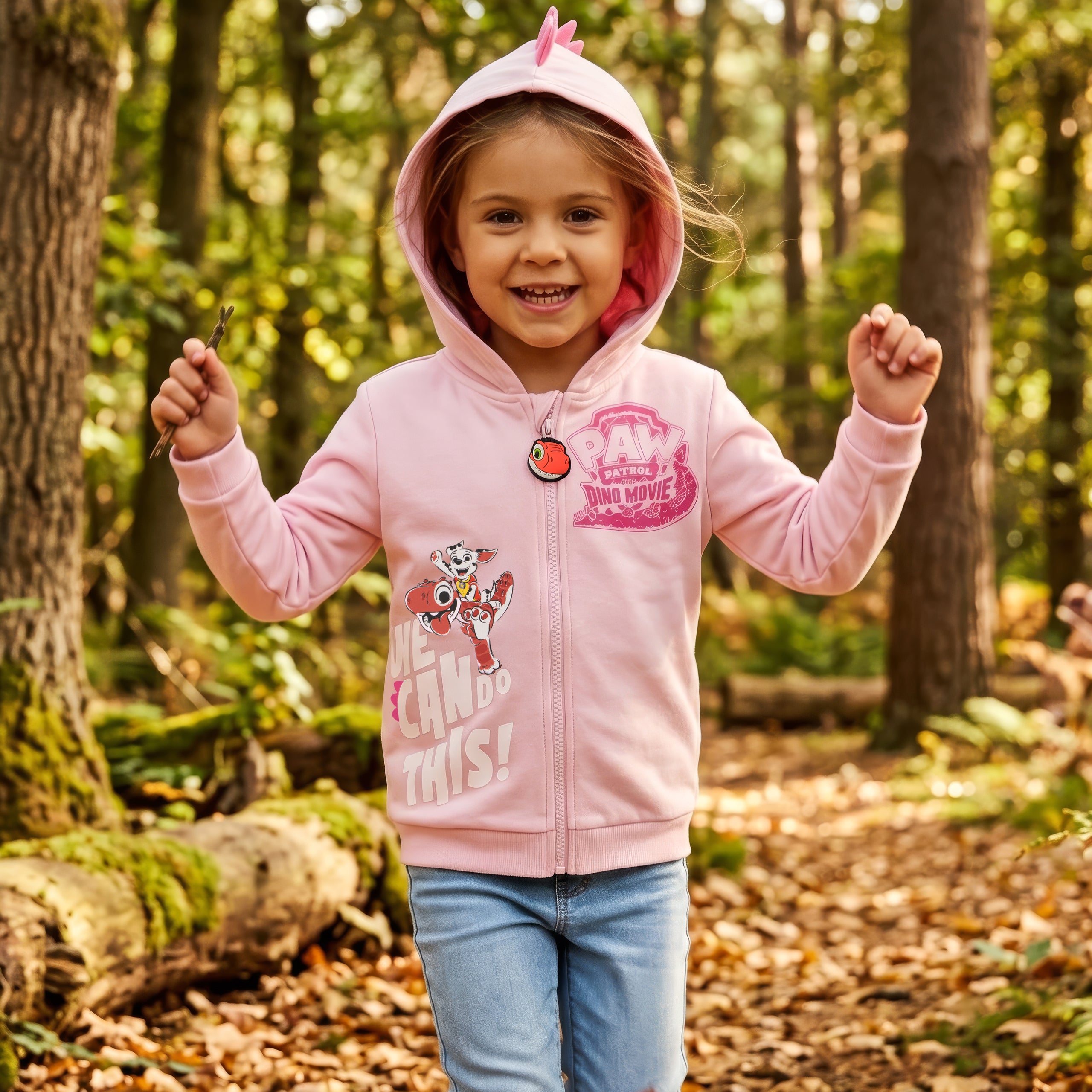 PAW Patrol Dino Movie Zip Through Hoodie