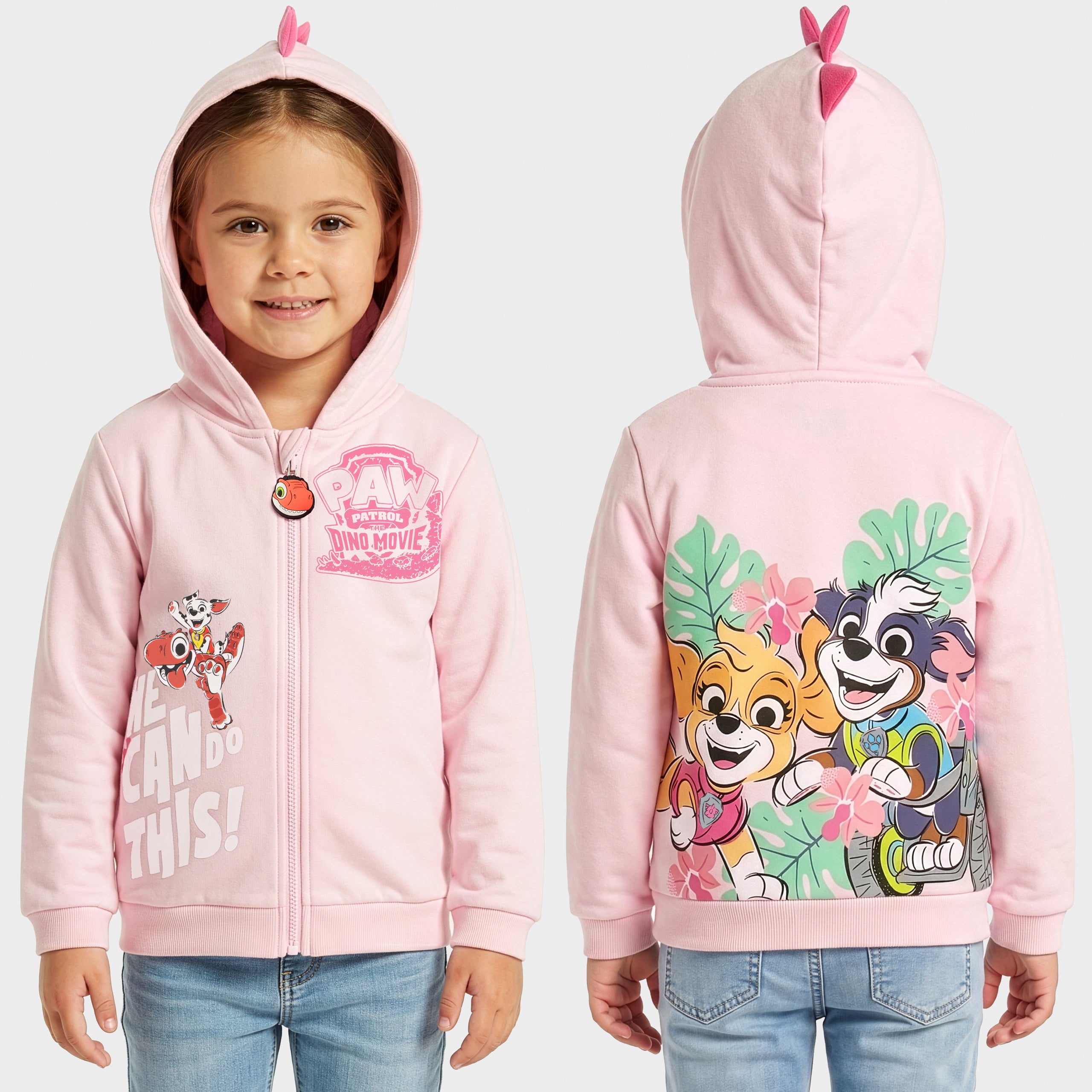 PAW Patrol Dino Movie Zip Through Hoodie