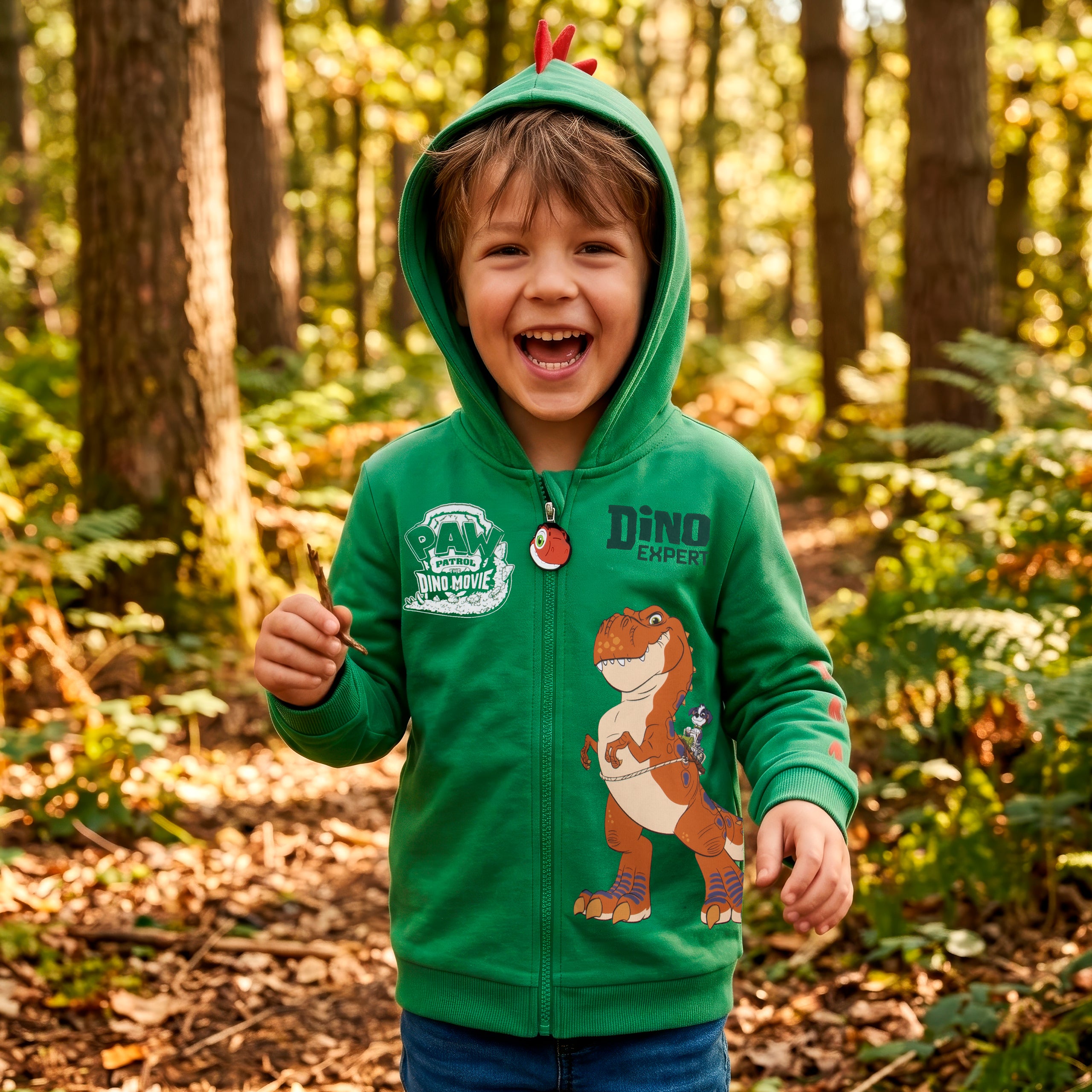 PAW Patrol Dino Movie Zip Through Hoodie