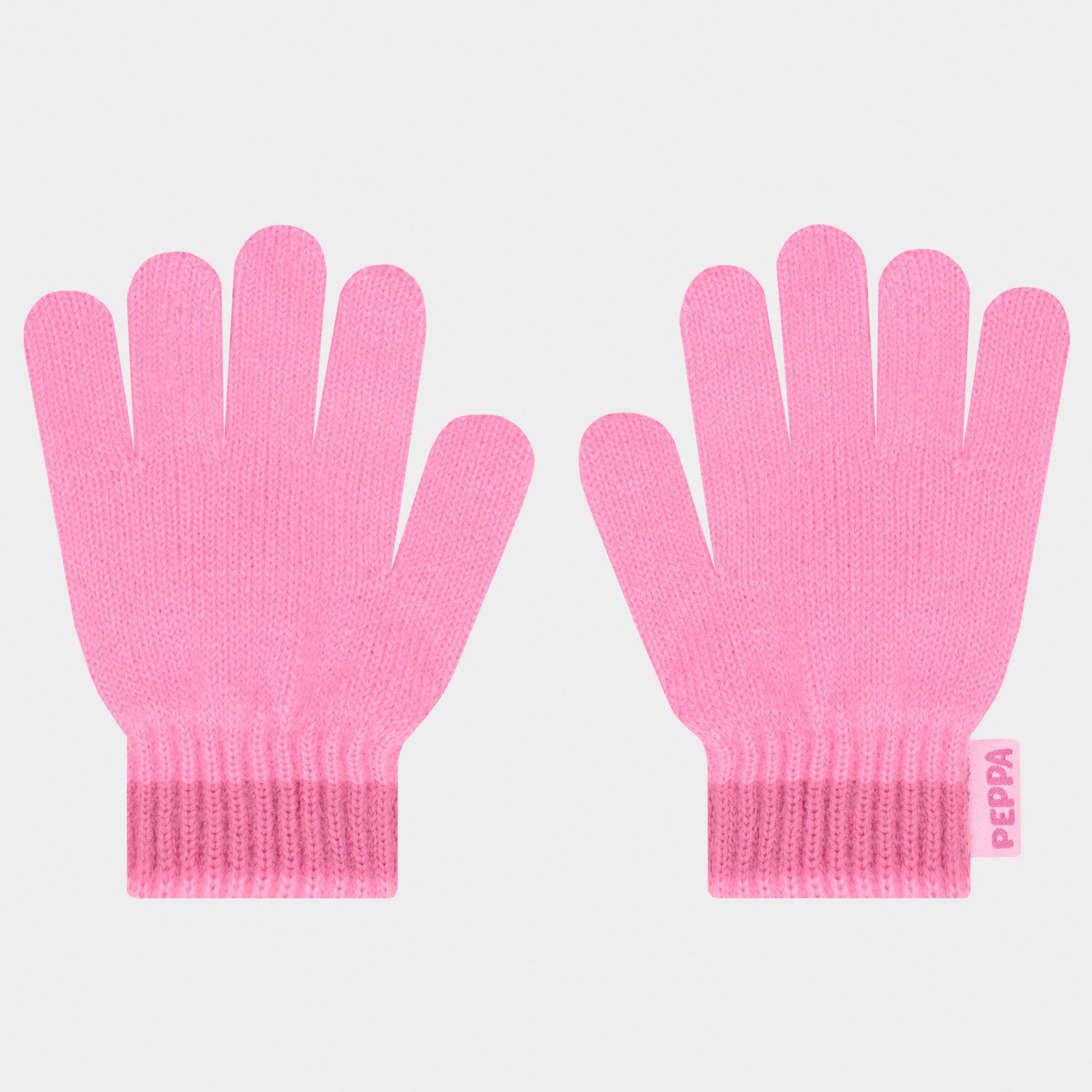 Girls Peppa Pig Hat And Gloves Set