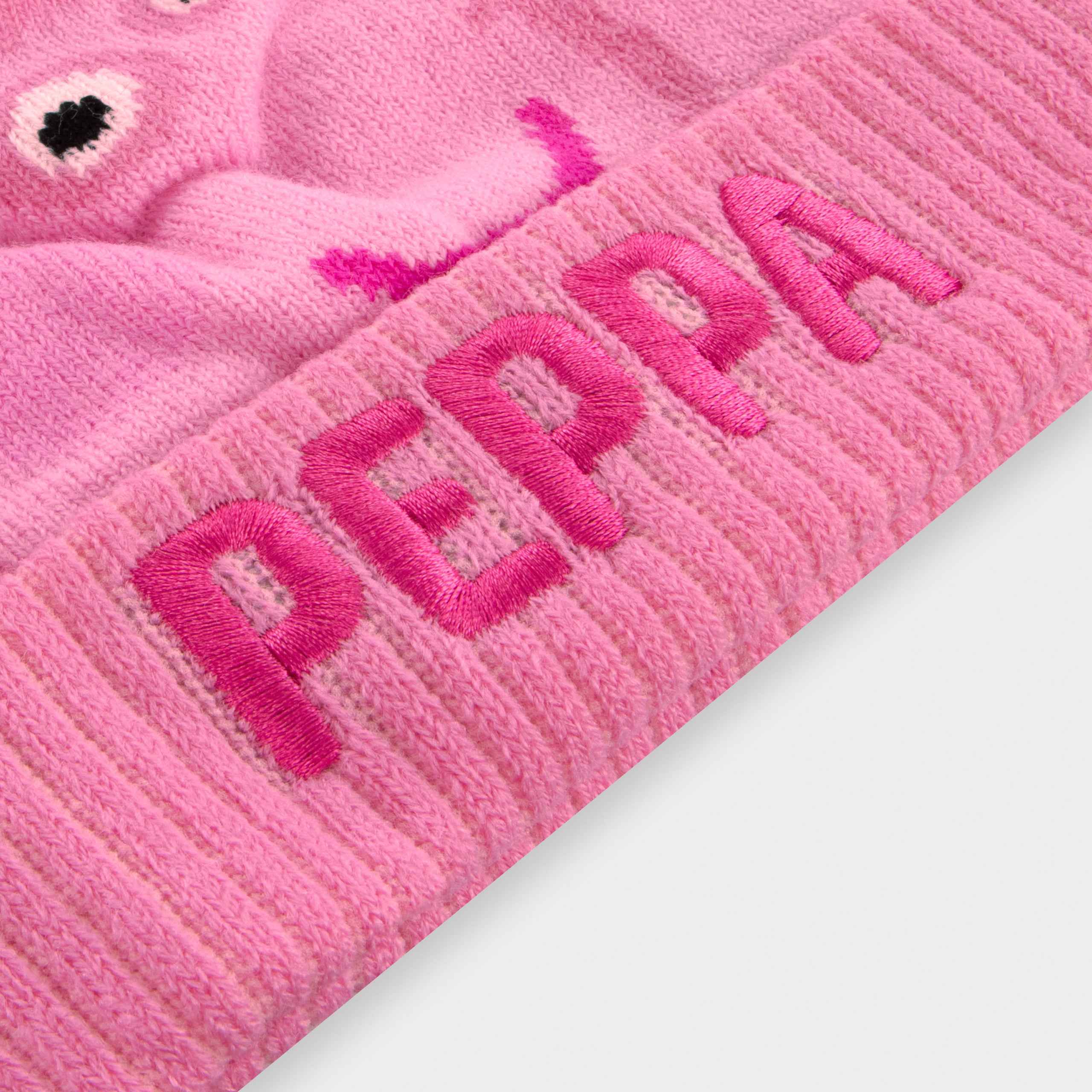 Girls Peppa Pig Hat And Gloves Set