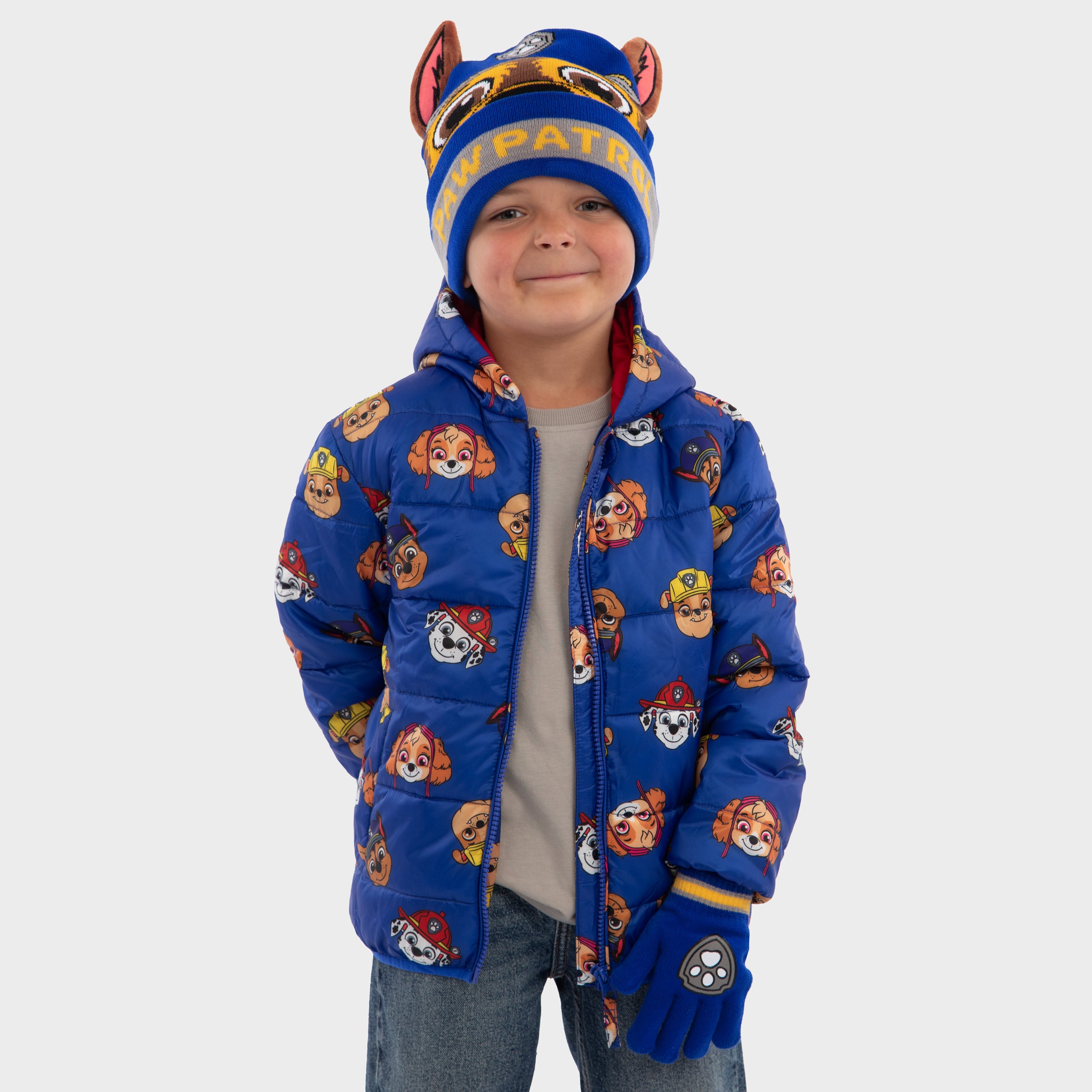 PAW Patrol Chase Hat and Glove Winter Set