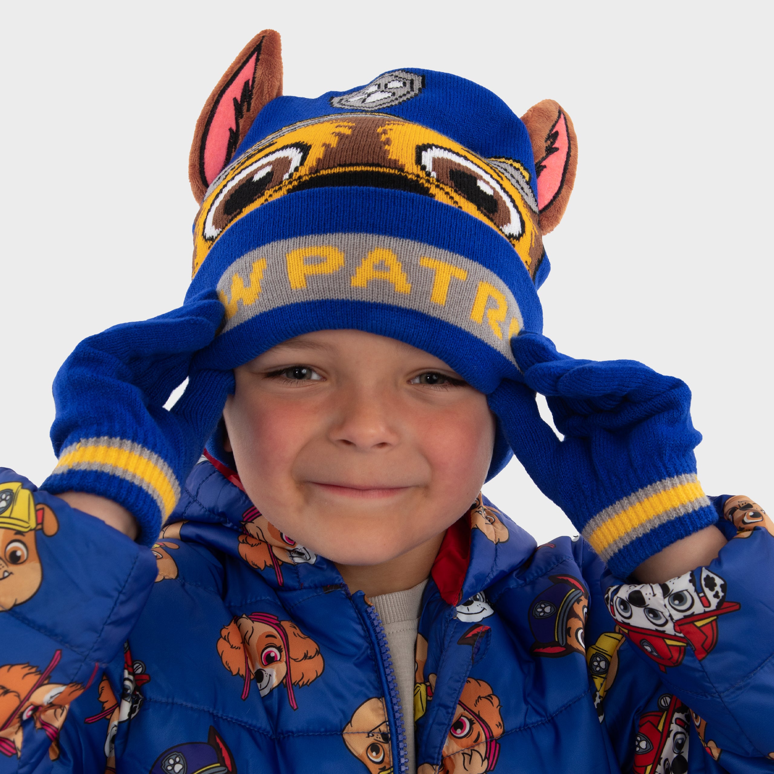 PAW Patrol Chase Hat and Glove Winter Set