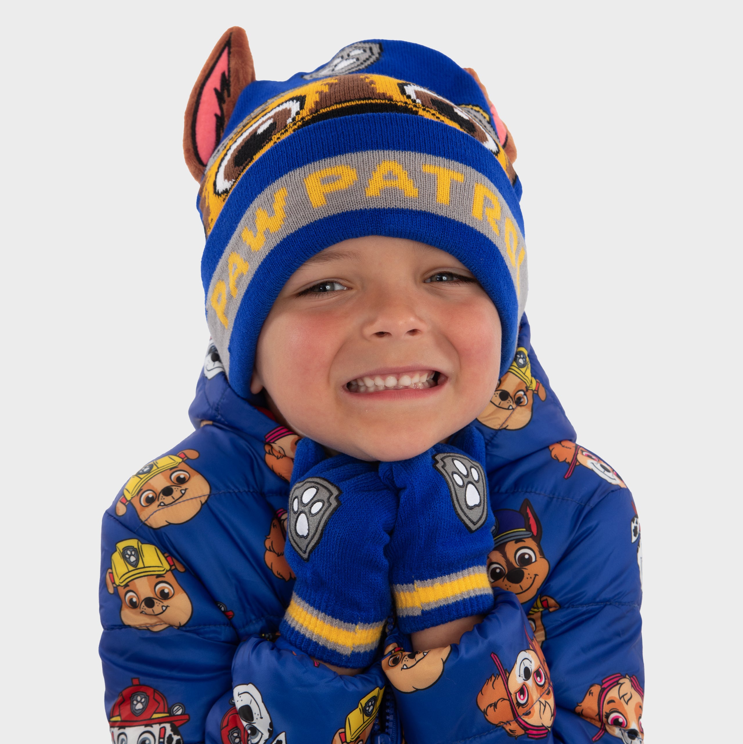 PAW Patrol Chase Hat and Glove Winter Set