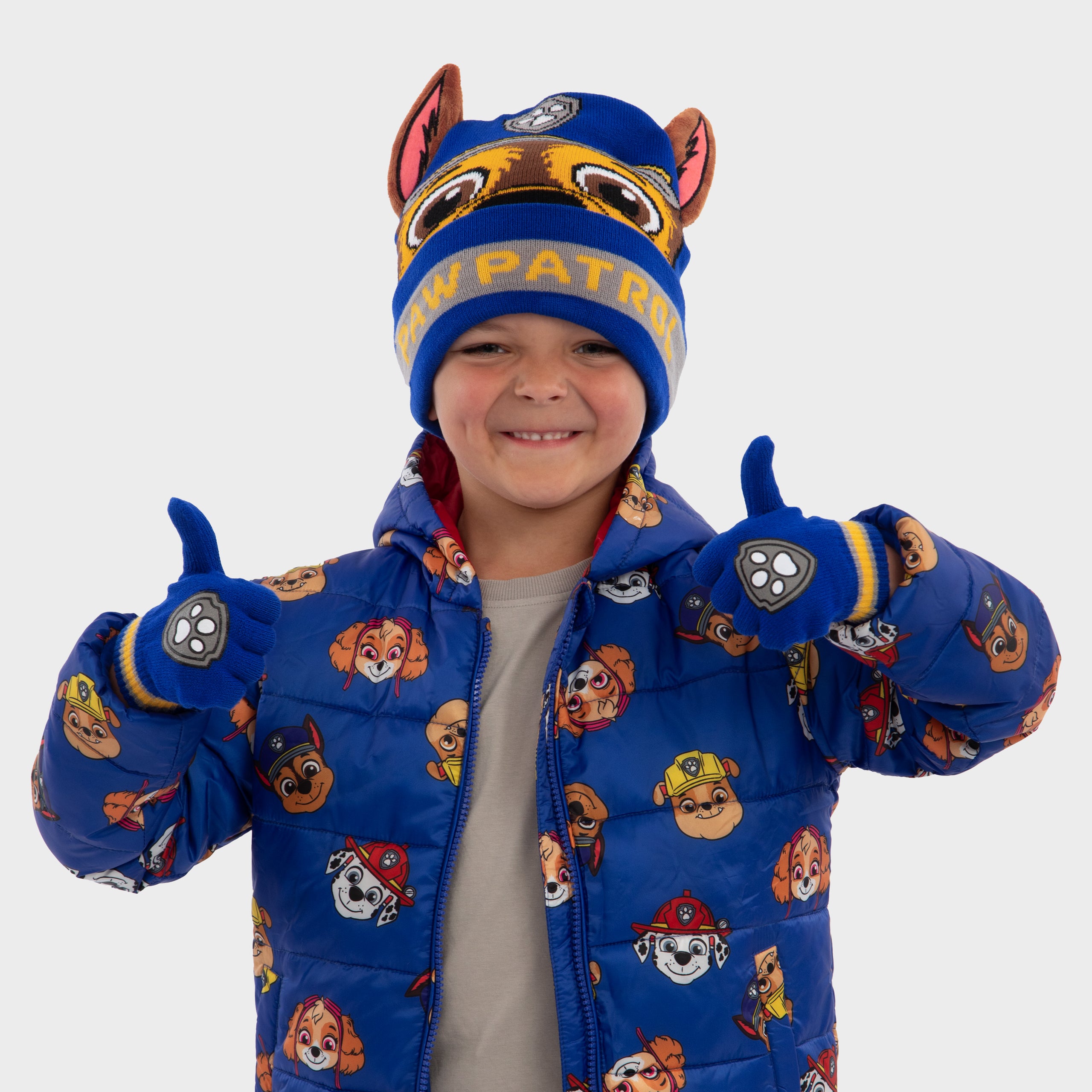 PAW Patrol Chase Hat and Glove Winter Set
