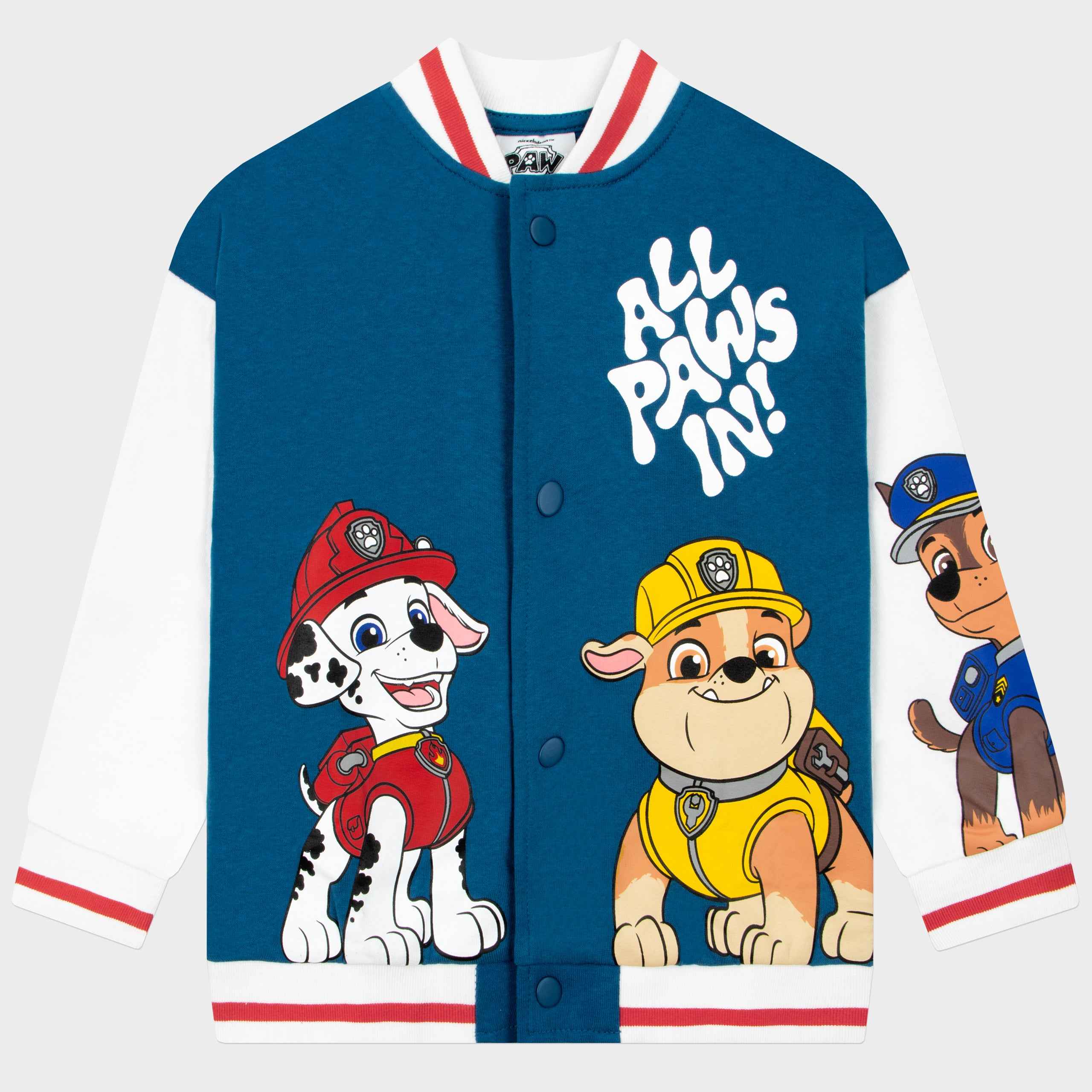 PAW Patrol Varsity Jacket - Chase, Rubble And Marshall