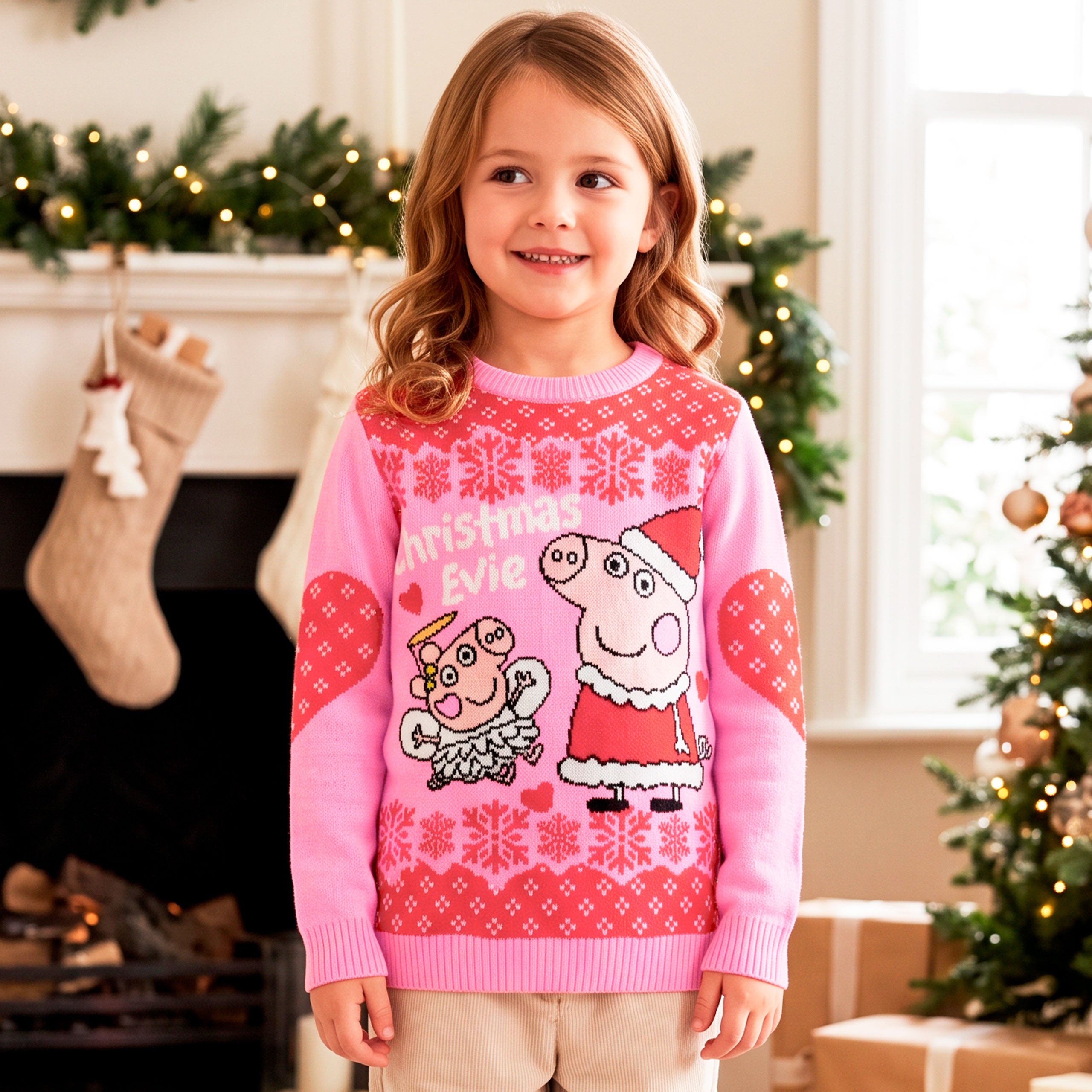 Peppa Pig Christmas Evie Knitted Jumper