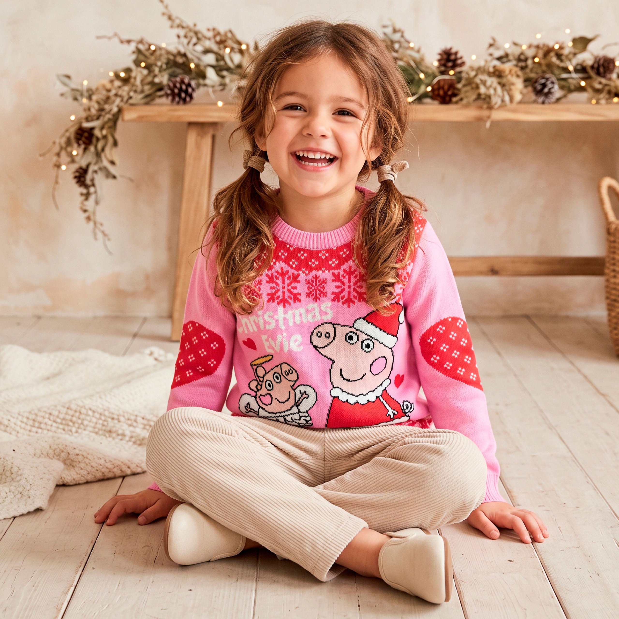 Peppa Pig Christmas Evie Knitted Jumper