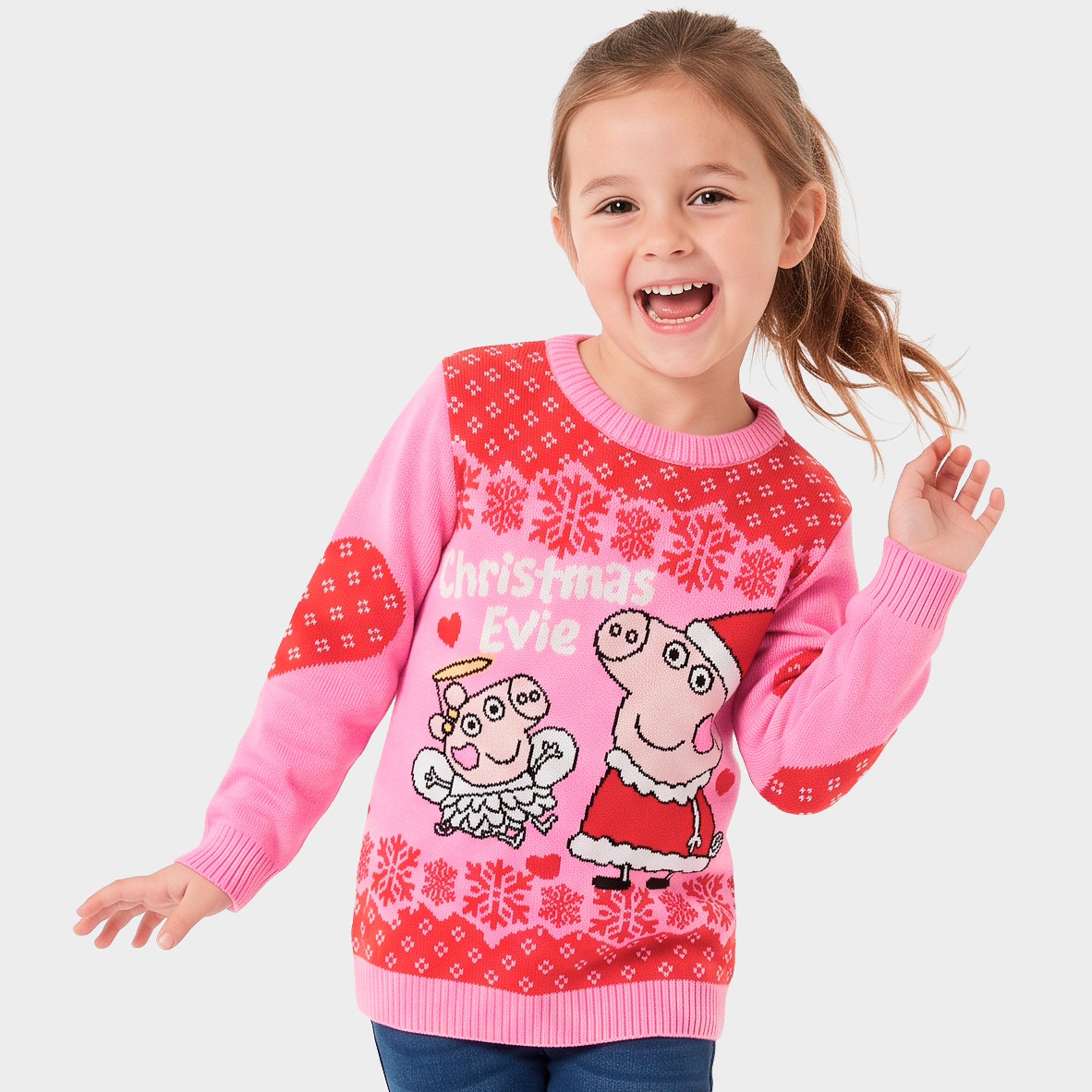 Peppa Pig Christmas Evie Knitted Jumper