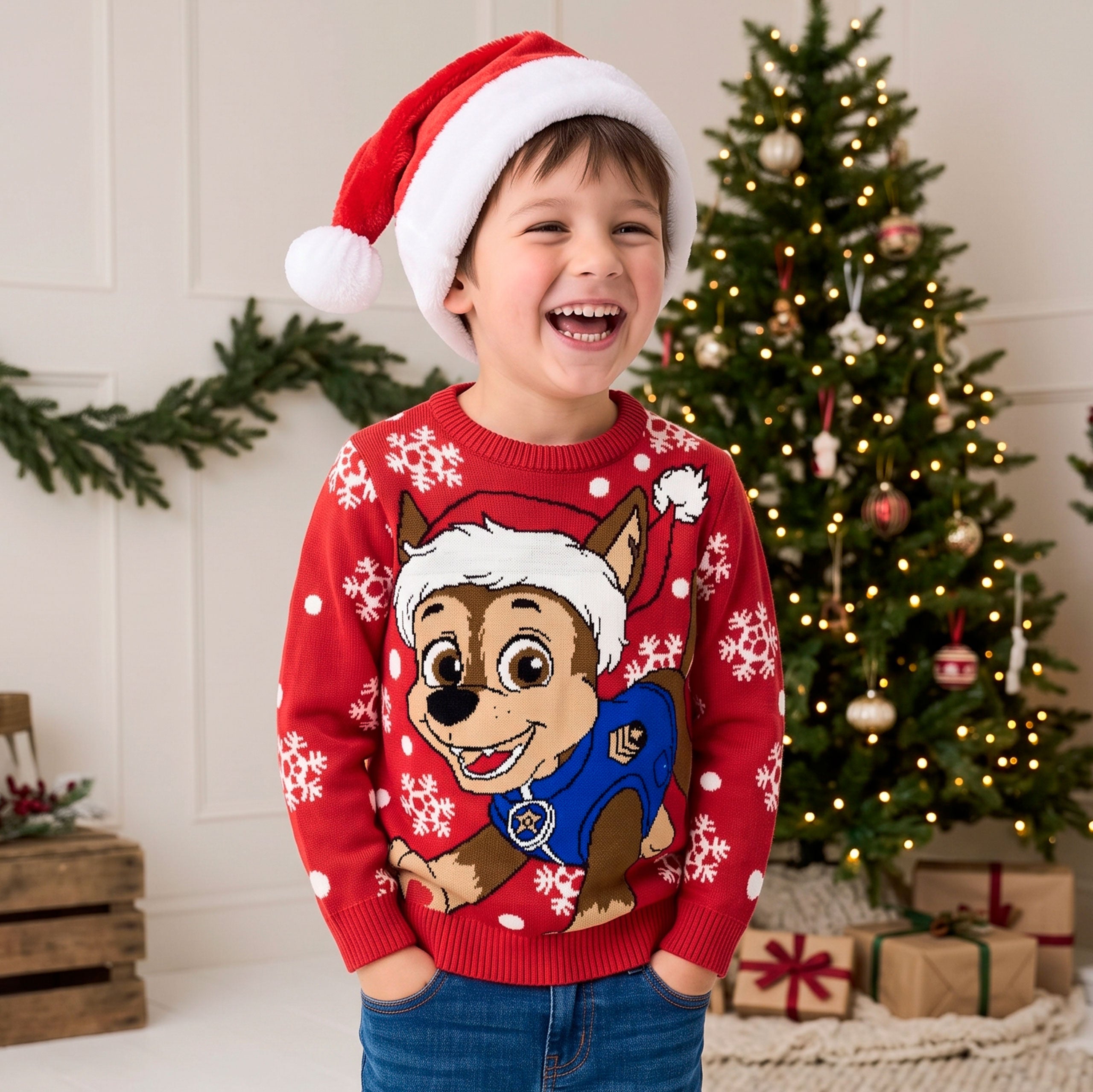PAW Patrol Chase Christmas Jumper