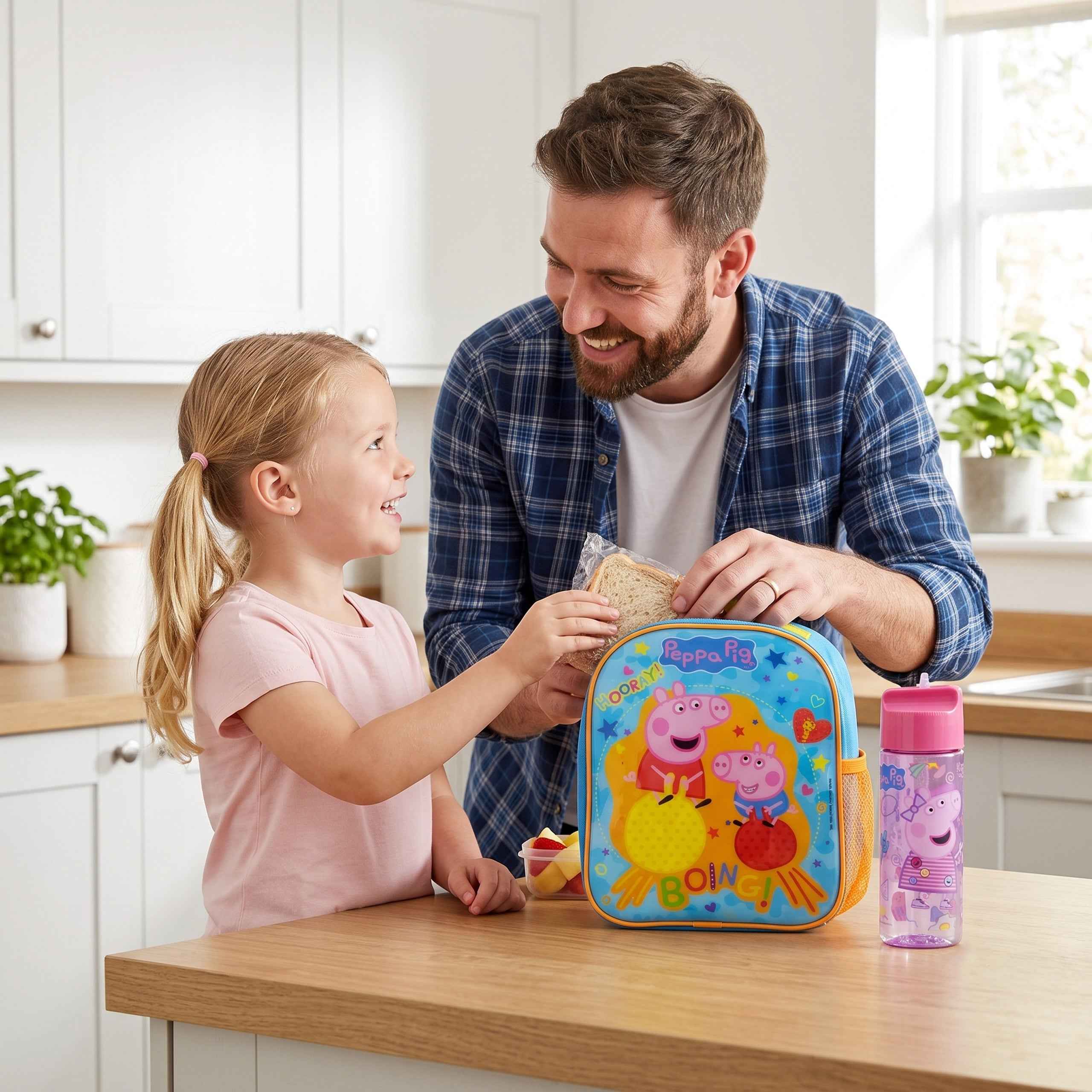 Peppa Pig Space Hopper Lunch Bag Backpack