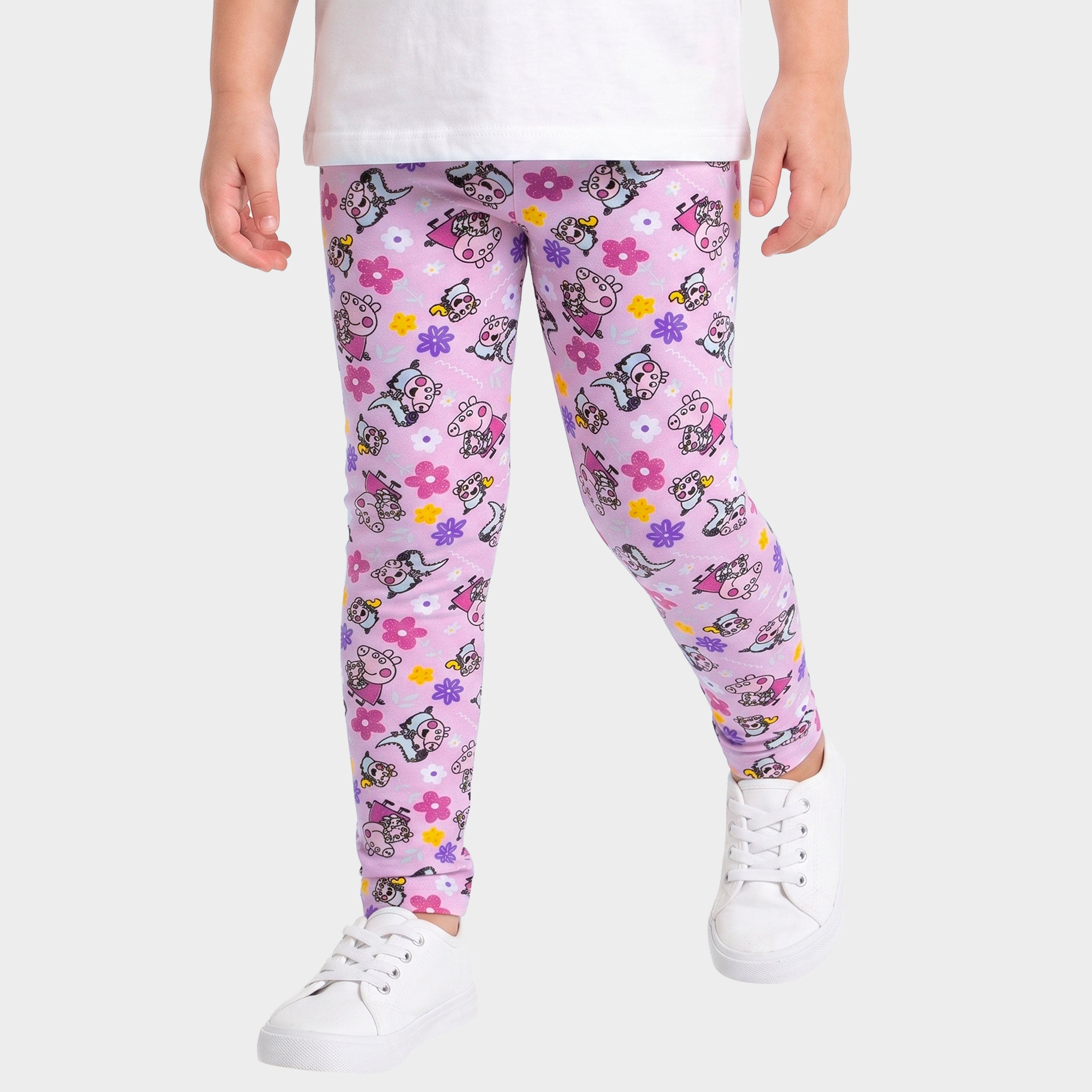 Peppa Pig Flower 3 Pack Leggings