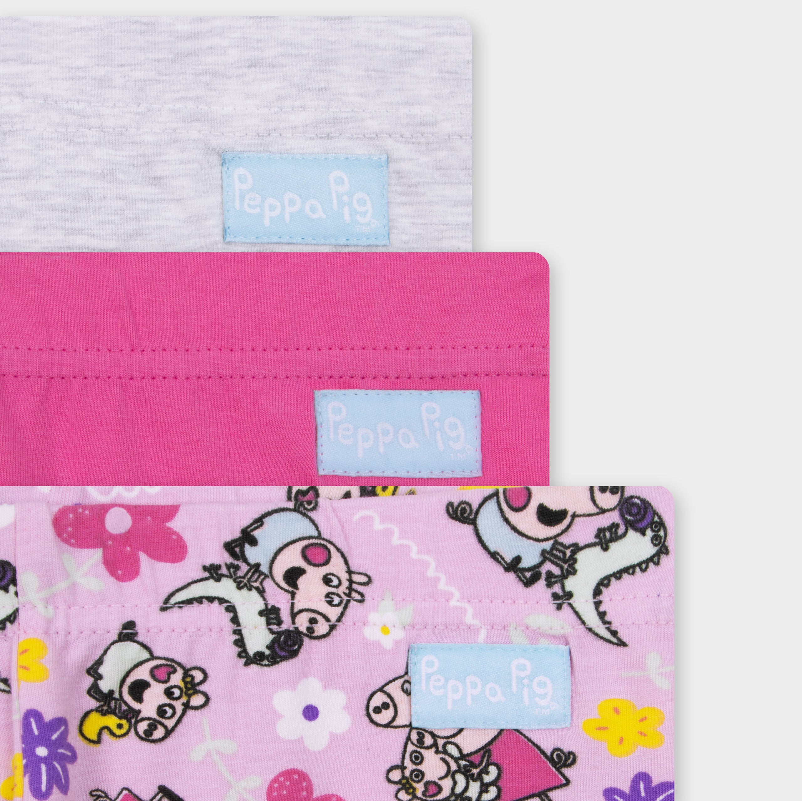 Peppa Pig Flower 3 Pack Leggings