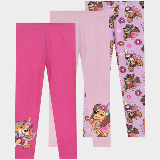 PAW Patrol Skye & Liberty 3 Pack Leggings