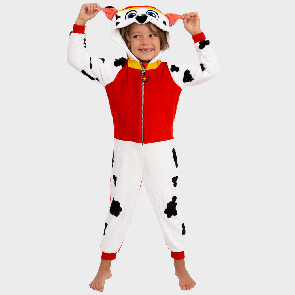 PAW Patrol Pyjama's, Marshall Jongens Onesie, Lange PAW Patrol Pyjama's, Marshall Jongens Onesie, Lange
