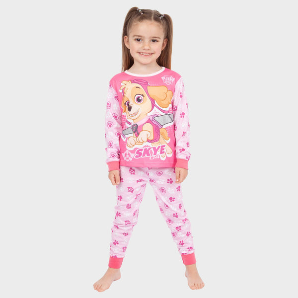 PAW Patrol Meisjes Pyjama | Kids Peuters Skye Roze T-Shirt Shorts