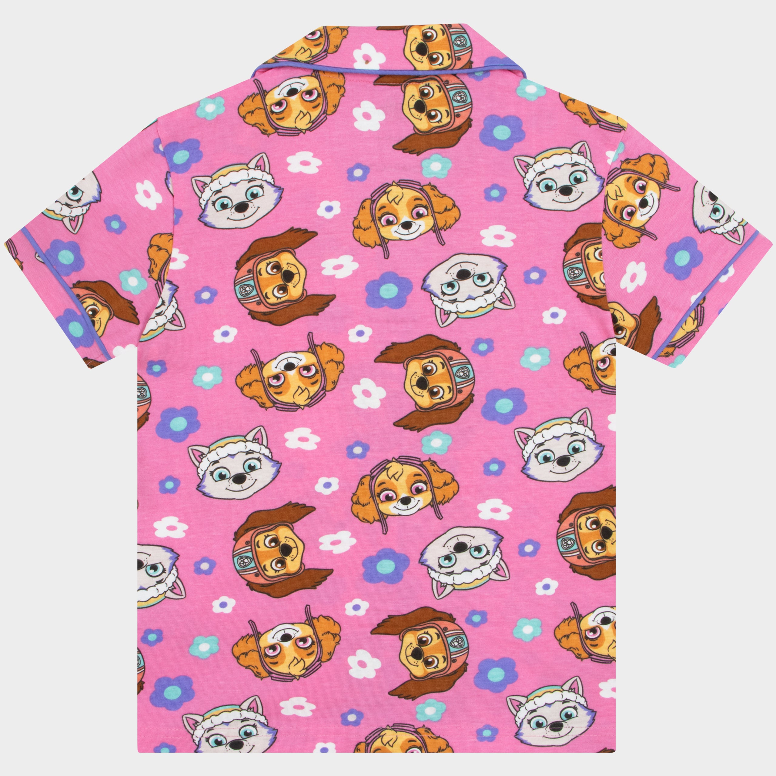 Paw Patrol Liberty Skye & Everest Short Button Up Pyjamas