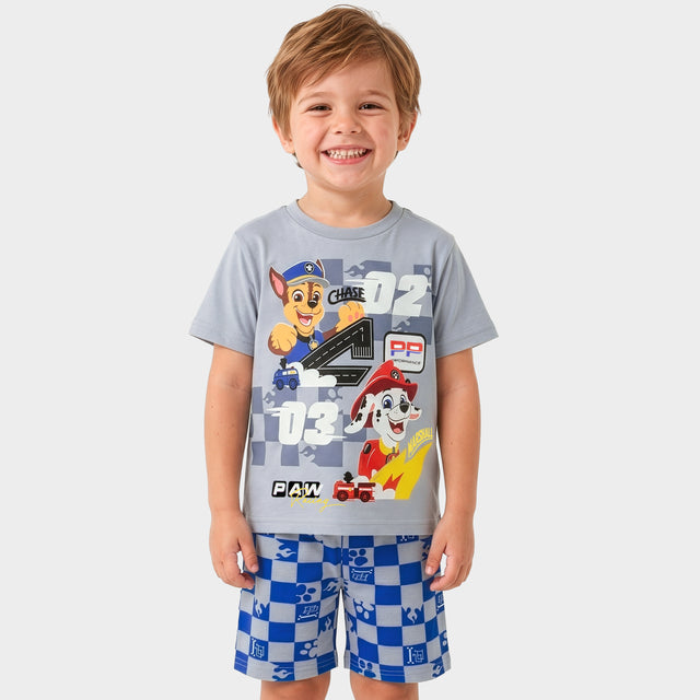 Paw Patrol Chase And Marshall Racer Short Pyjamas