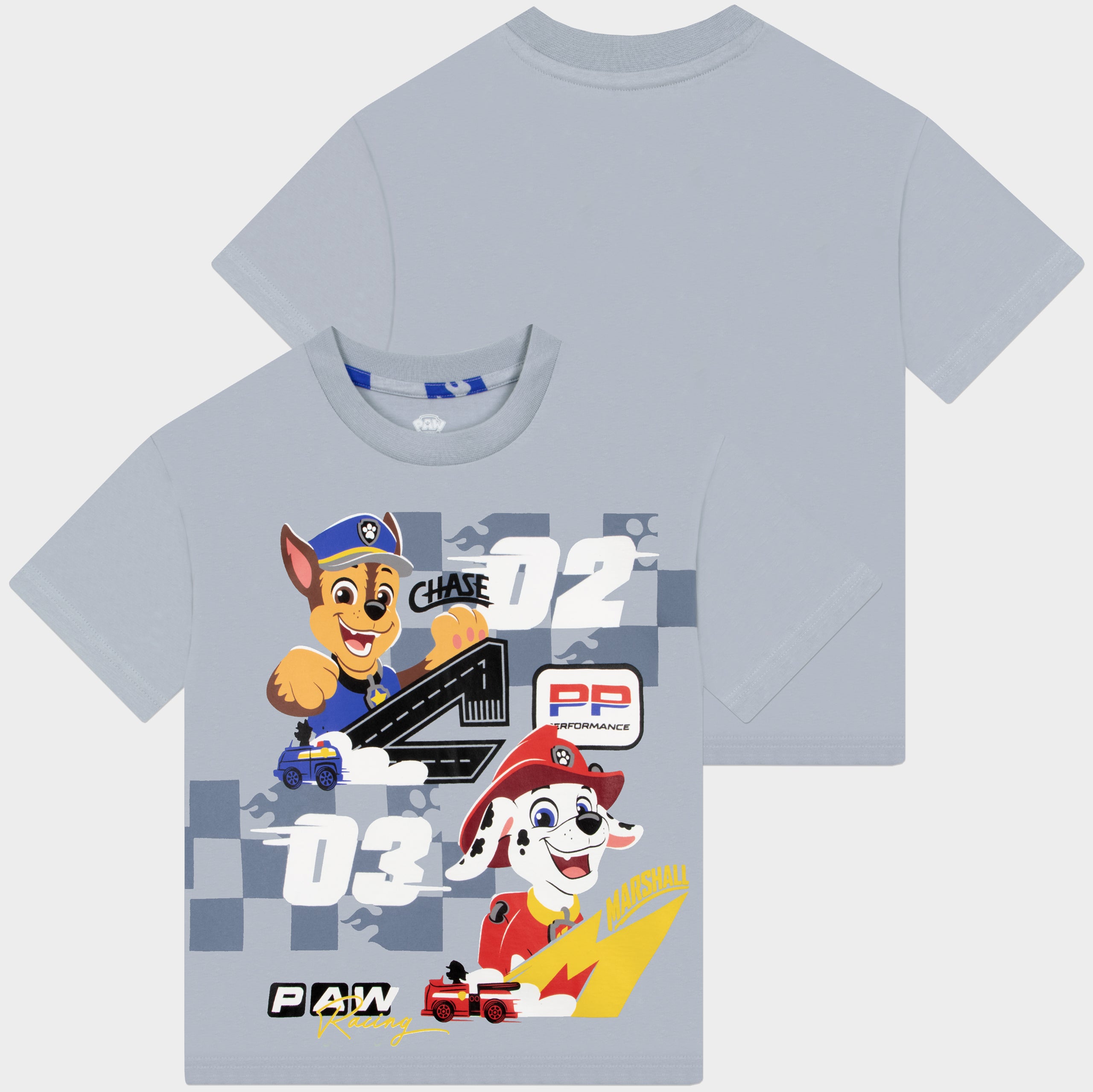 Paw Patrol Chase And Marshall Racer Short Pyjamas