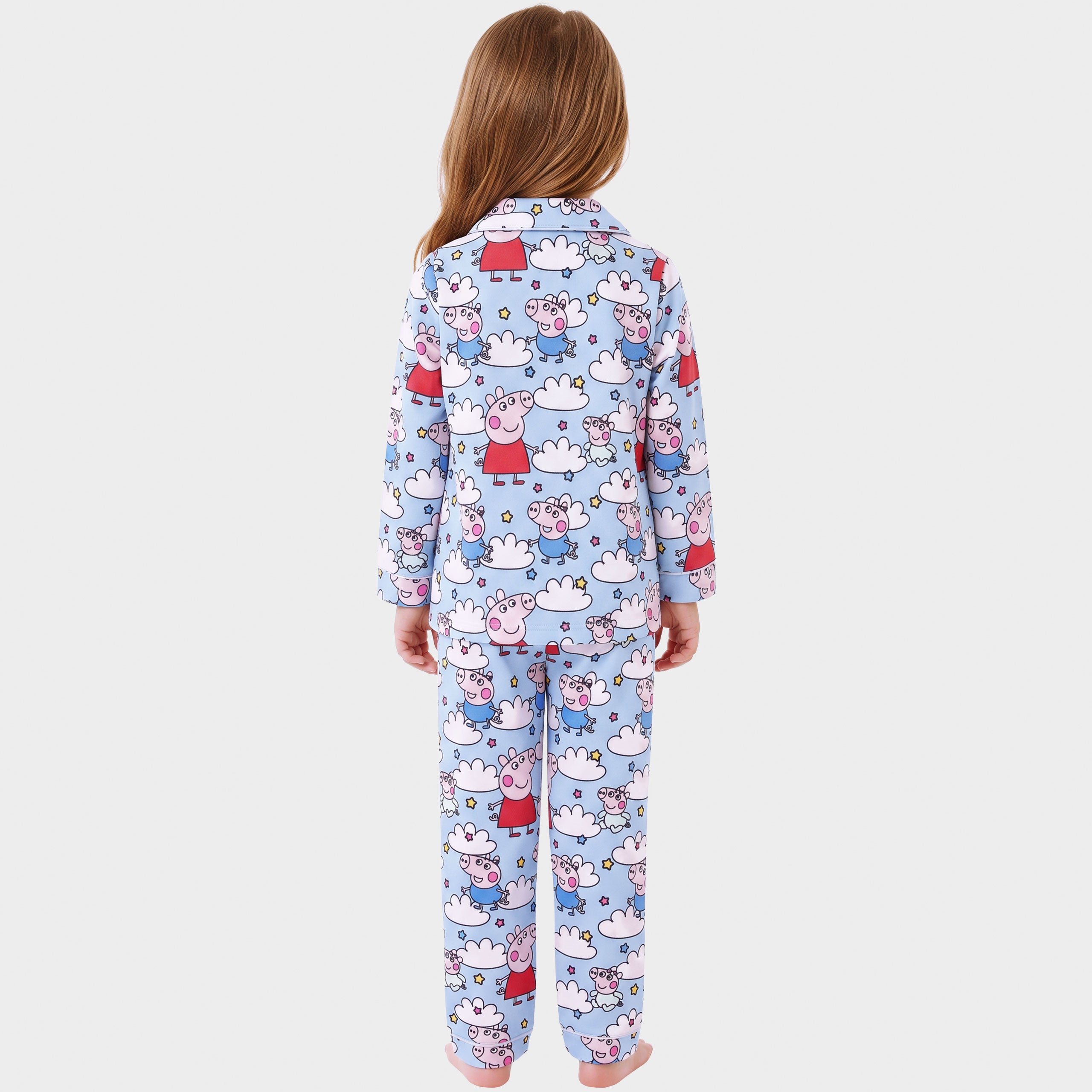 Peppa Pig George & Evie Fleece Pyjamas