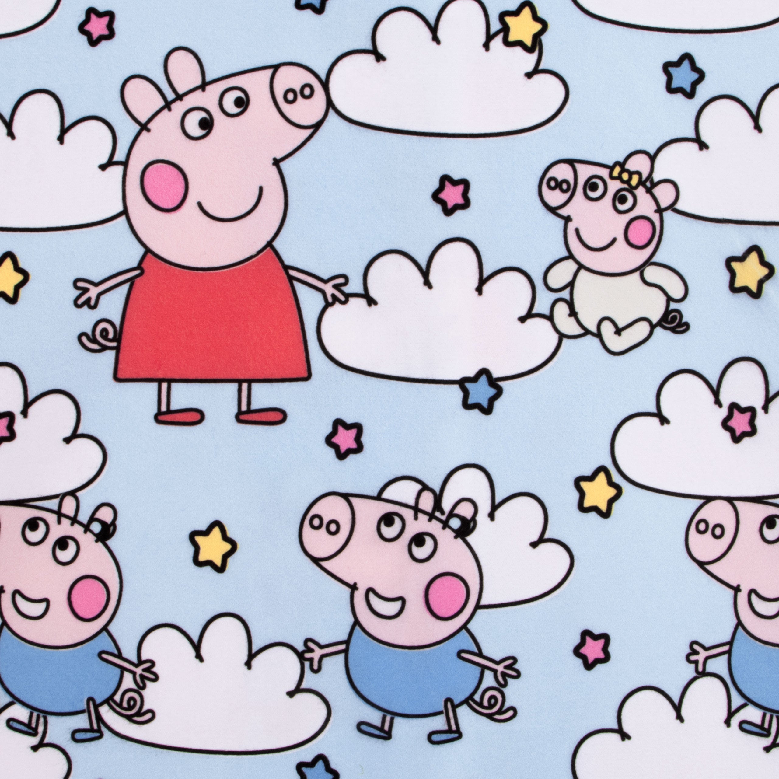 Peppa Pig George & Evie Fleece Pyjamas