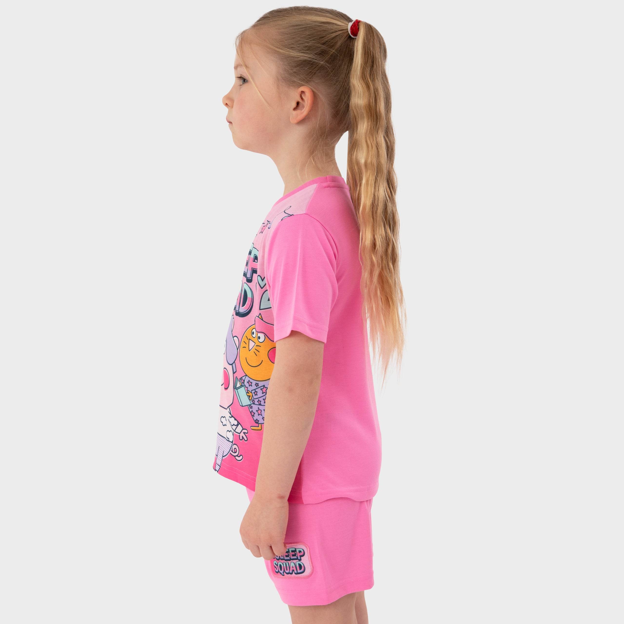 Peppa Pig Pyjama Court Fille - Ensemble Mignon Avec Marguerites Et Arc-en-Ciel
