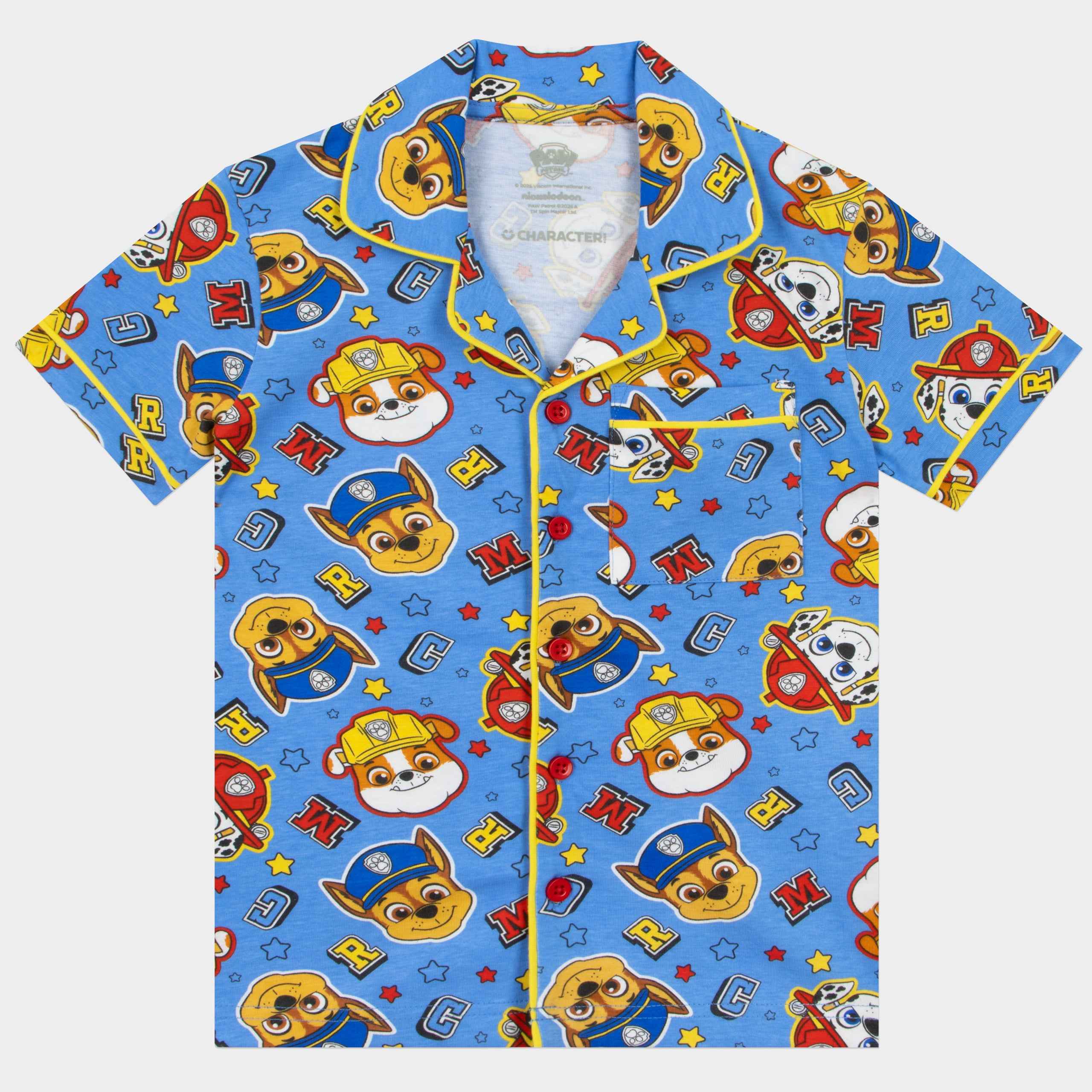Paw Patrol Short Pyjama Set | Chase, Marshall & Rubble Boys Pjs