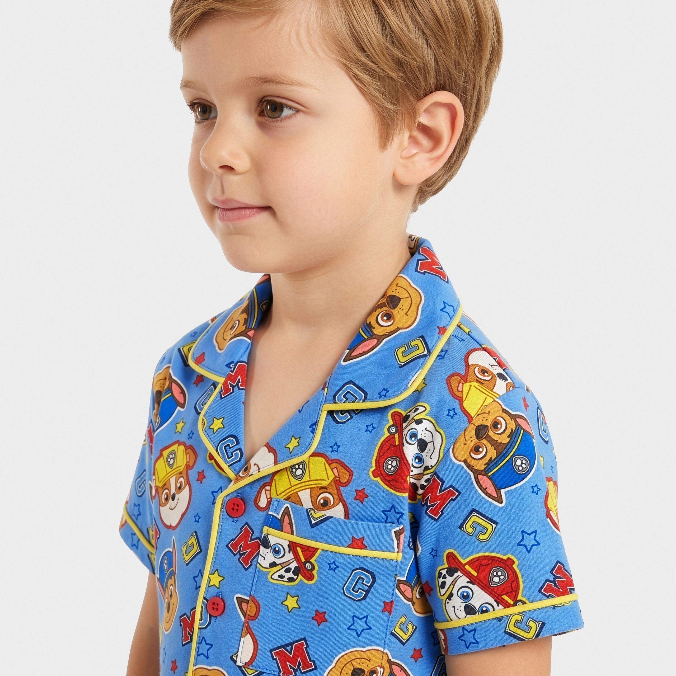 Paw Patrol Button Up Short Pyjamas